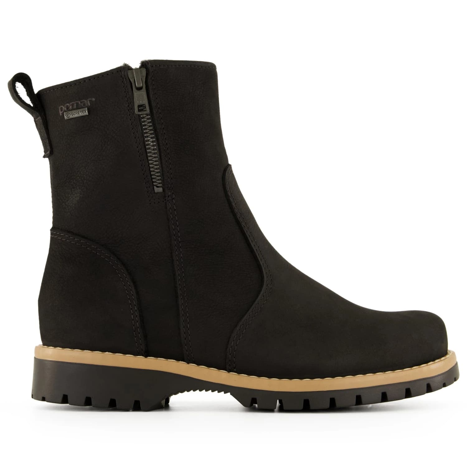 Дамски зимни ботуши Pomar Women's Tassu GTX Ankle Boot Winter boots - Black Rugged Nubuck