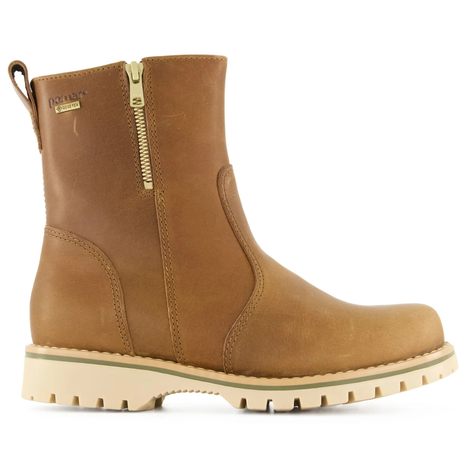 Дамски зимни ботуши Pomar Women's Tassu GTX Ankle Boot Winter boots - Oak Terra Pull-Up