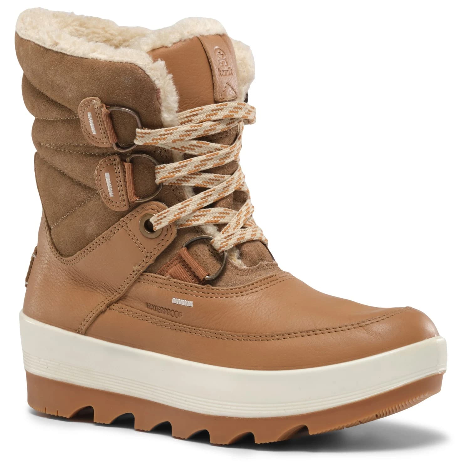 Дамски зимни ботуши Kamik Women's Celeste Mid Winter boots - Light Brown