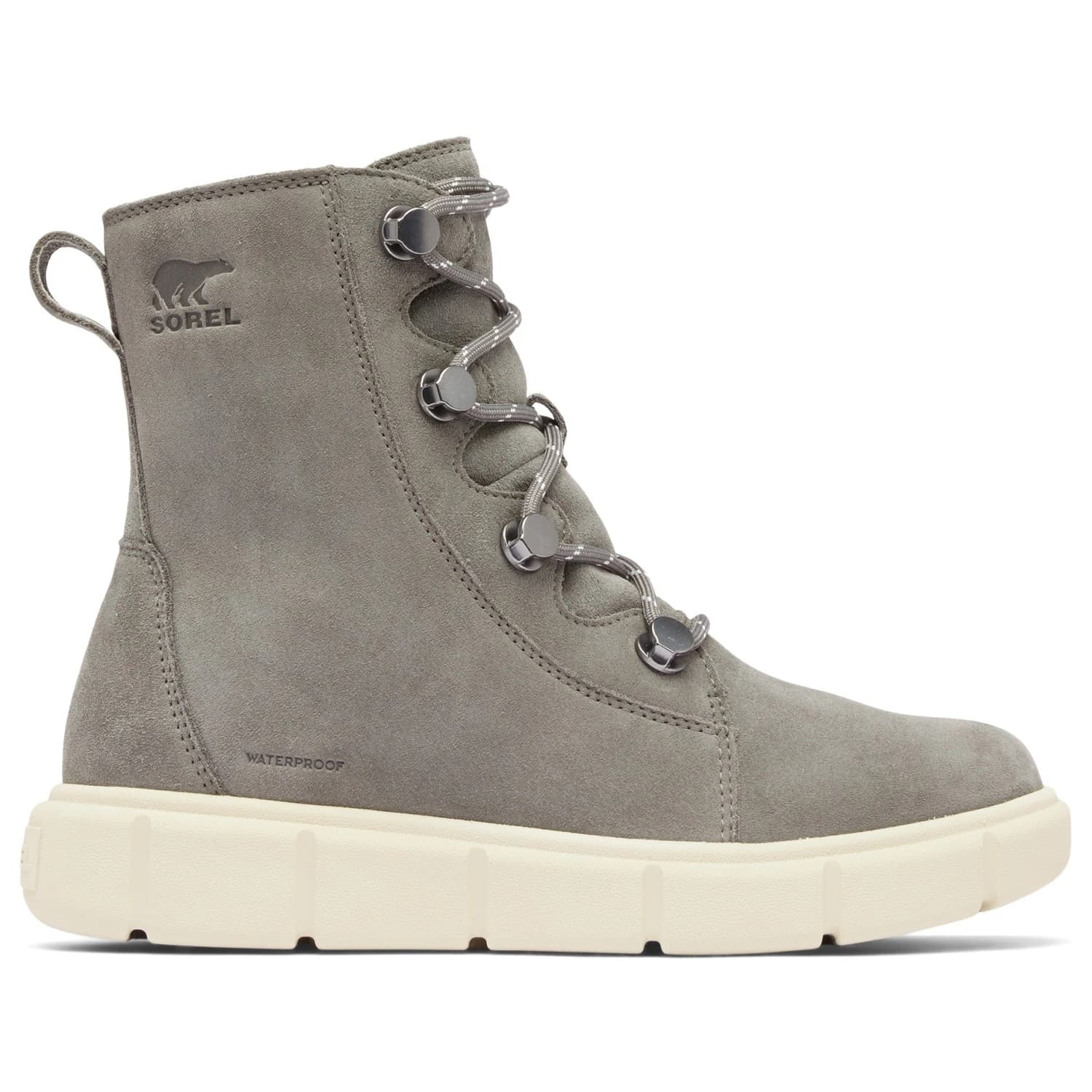 Дамски зимни ботуши Sorel Women's Explorer III Joan Waterproof Winter boots - Quarry / Chalk