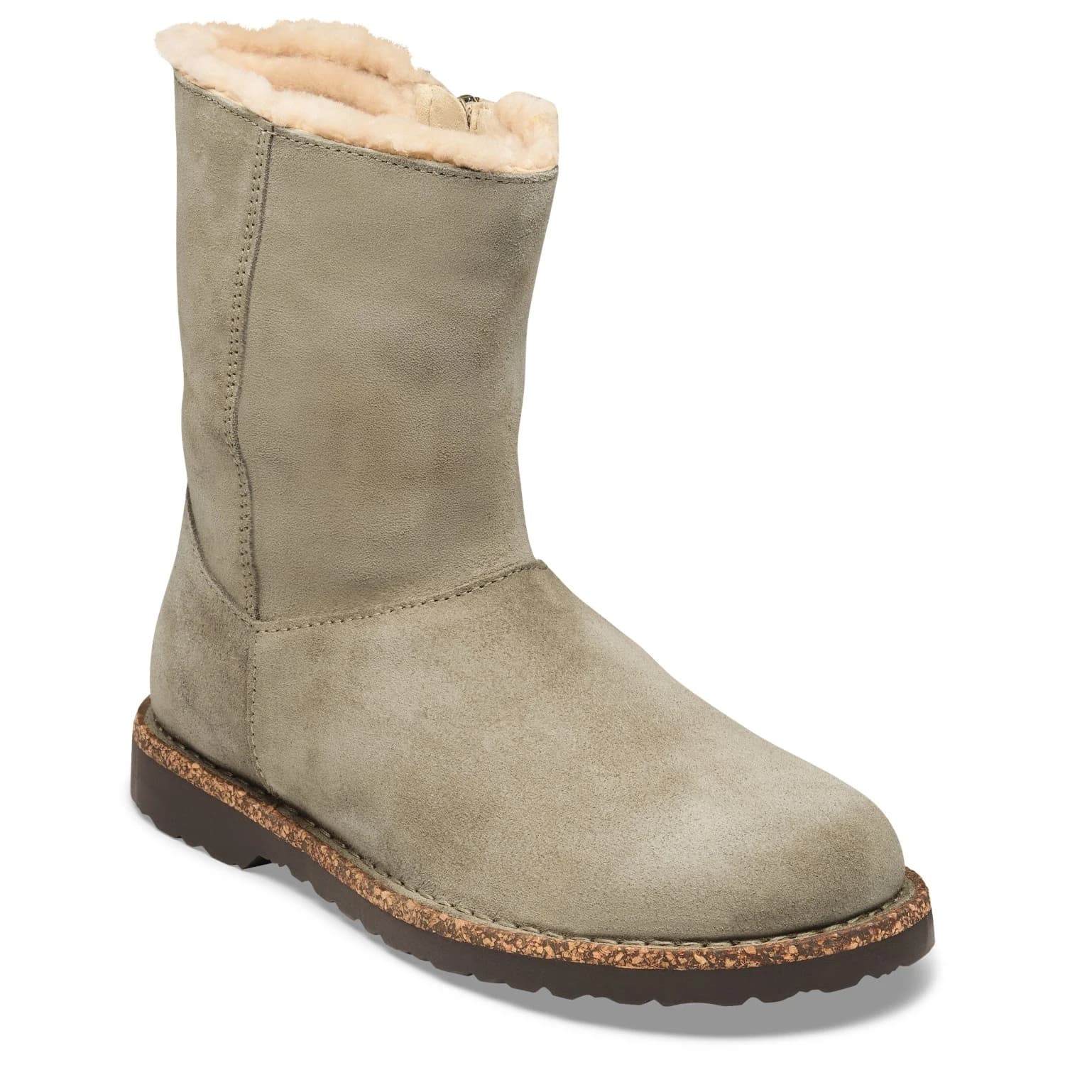 Зимни ботуши Birkenstock Women's Uppsala Zip Suede Shearling Winter boots - Taupe