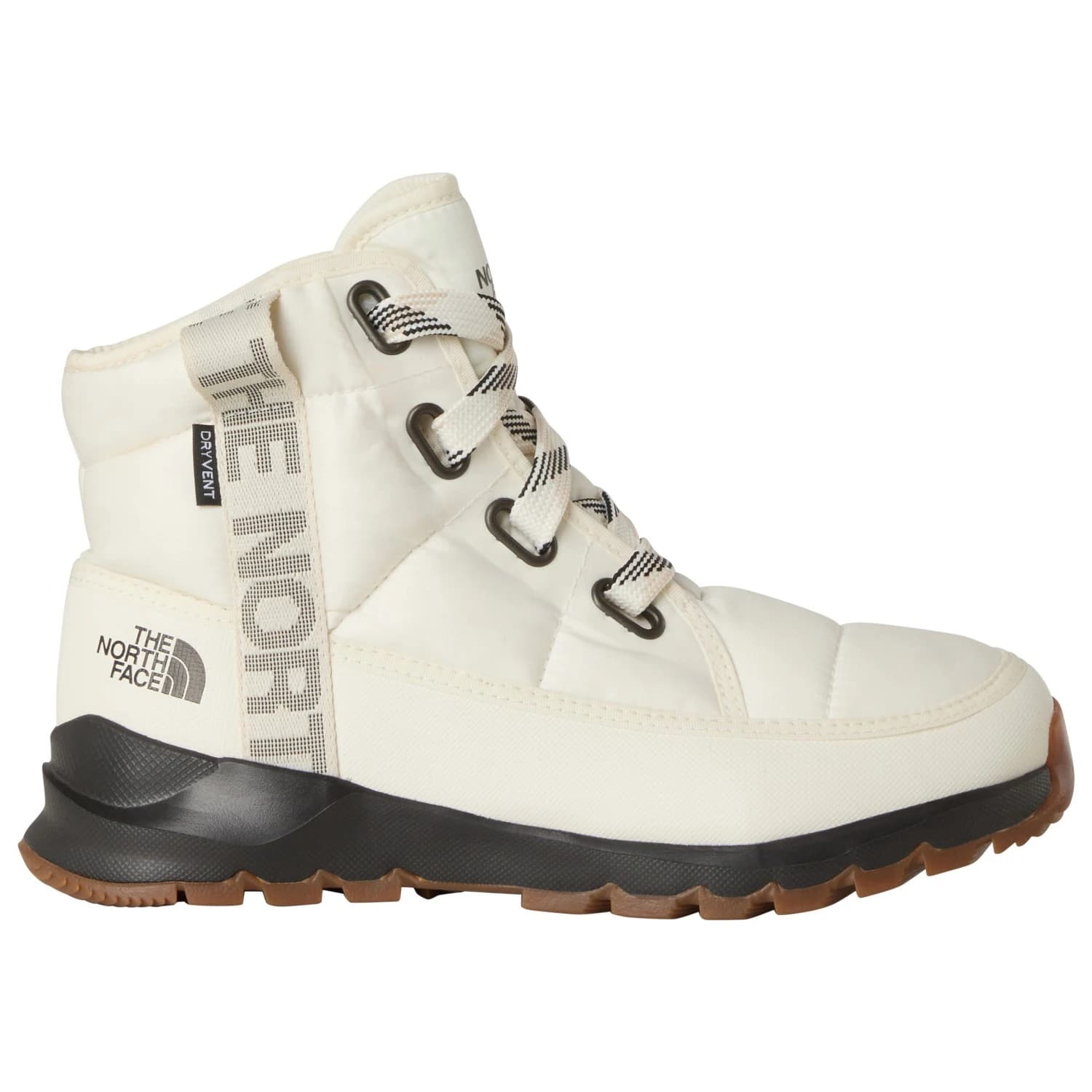 Зимни ботуши The North Face Women's Thermoball Lace Up Luxe Waterproof Winter boots - Gardenia White / TNF Black