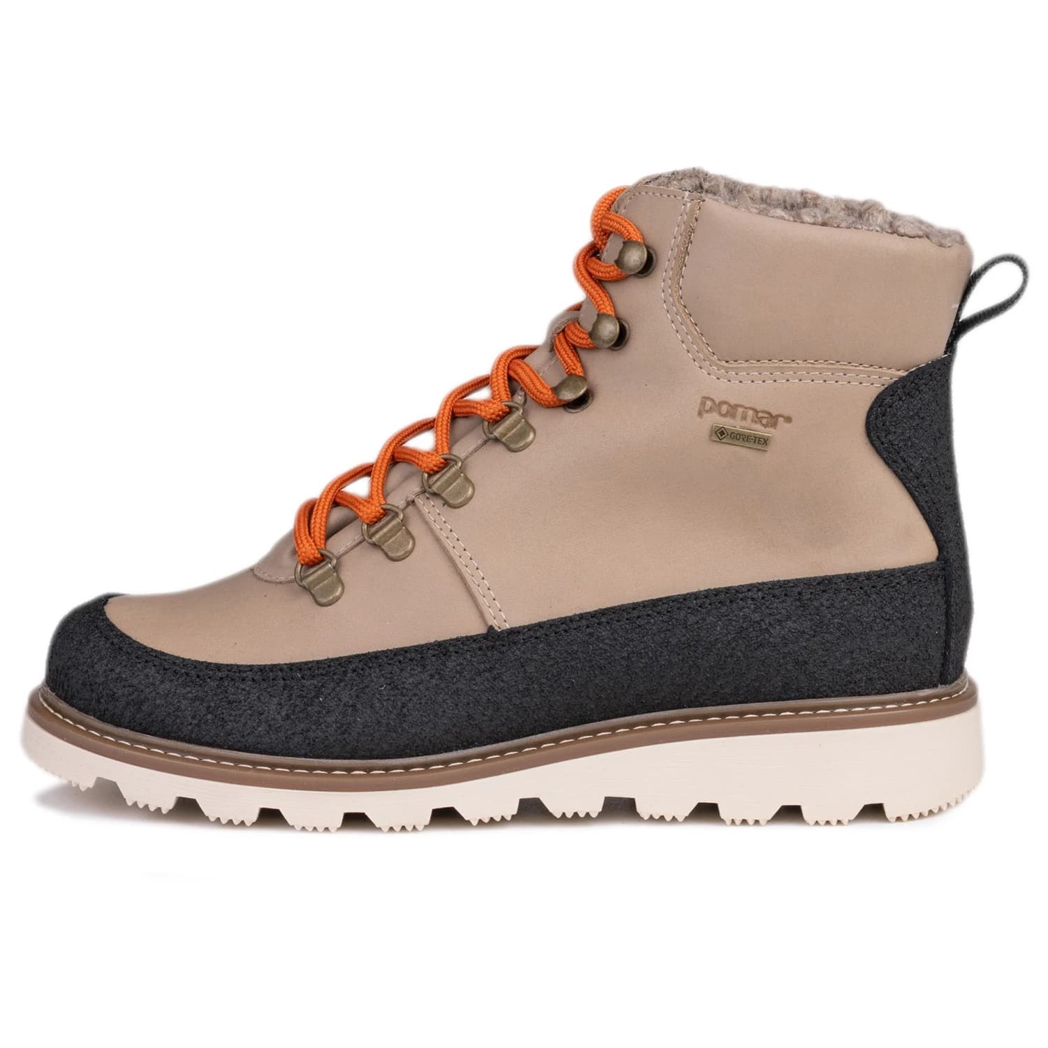 Дамски зимни ботуши Pomar Women's Kerttu GTX Ankle Boot Winter boots - Beige Nubuck