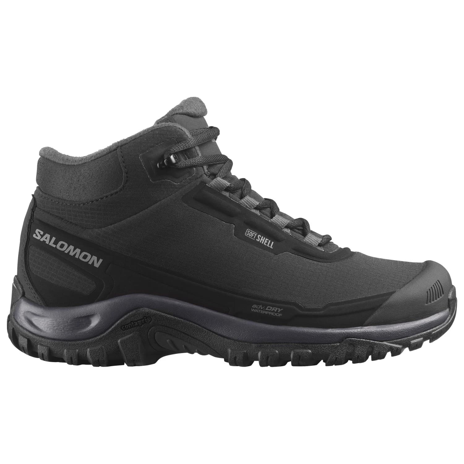 Дамски зимни ботуши Salomon Women's Shelter WP Winter boots - Black / Nine Iron / Excalibur