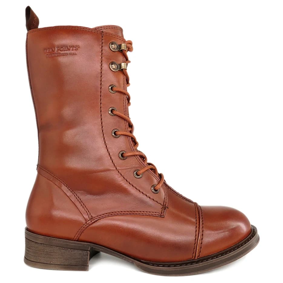 Зимни ботуши Ten Points Pandora Lace & Zip 3/4 Boots Winter boots - Lightbrown