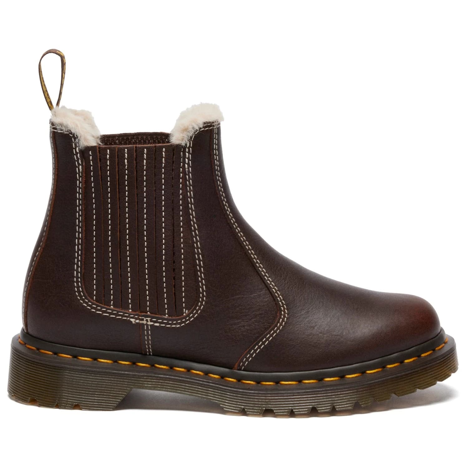 Зимни ботуши Dr. Martens Women's Leonore II Chelsea Grizzly Winter boots - Dark Brown