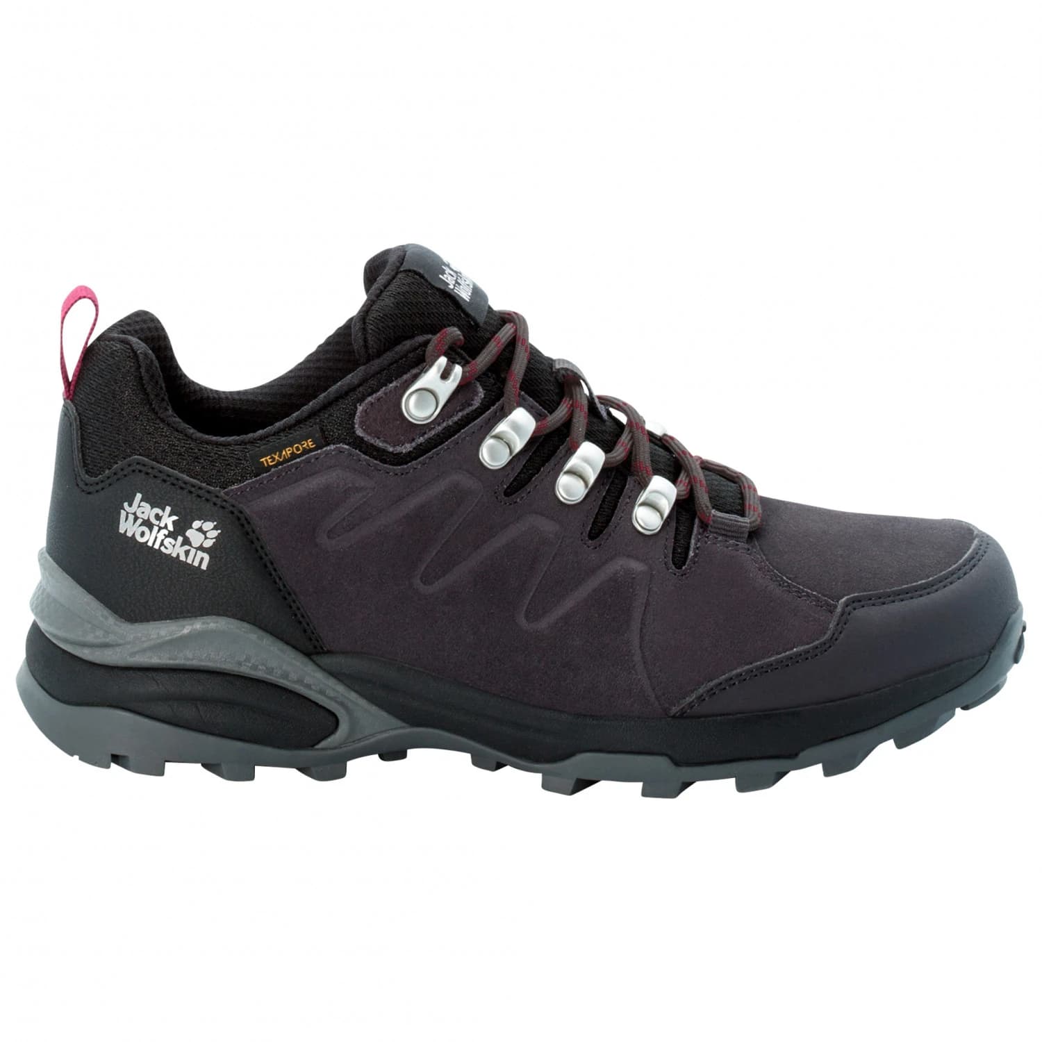Дамски мултиспорт обувки Jack Wolfskin Women's Refugio Texapore Low Multisport shoes - Dark Steel / Purple