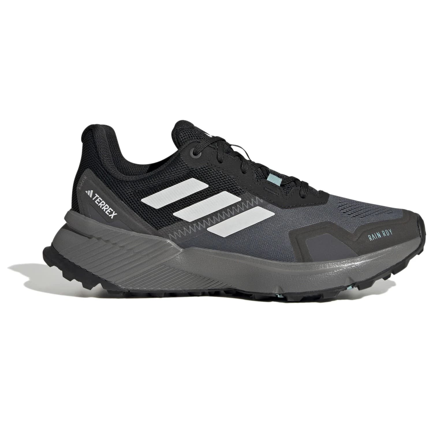 Дамски мултиспорт обувки adidas Terrex Women's Terrex Soulstride RAIN.RDY Trail running shoes - Core Black / Crystal White / Grey Four