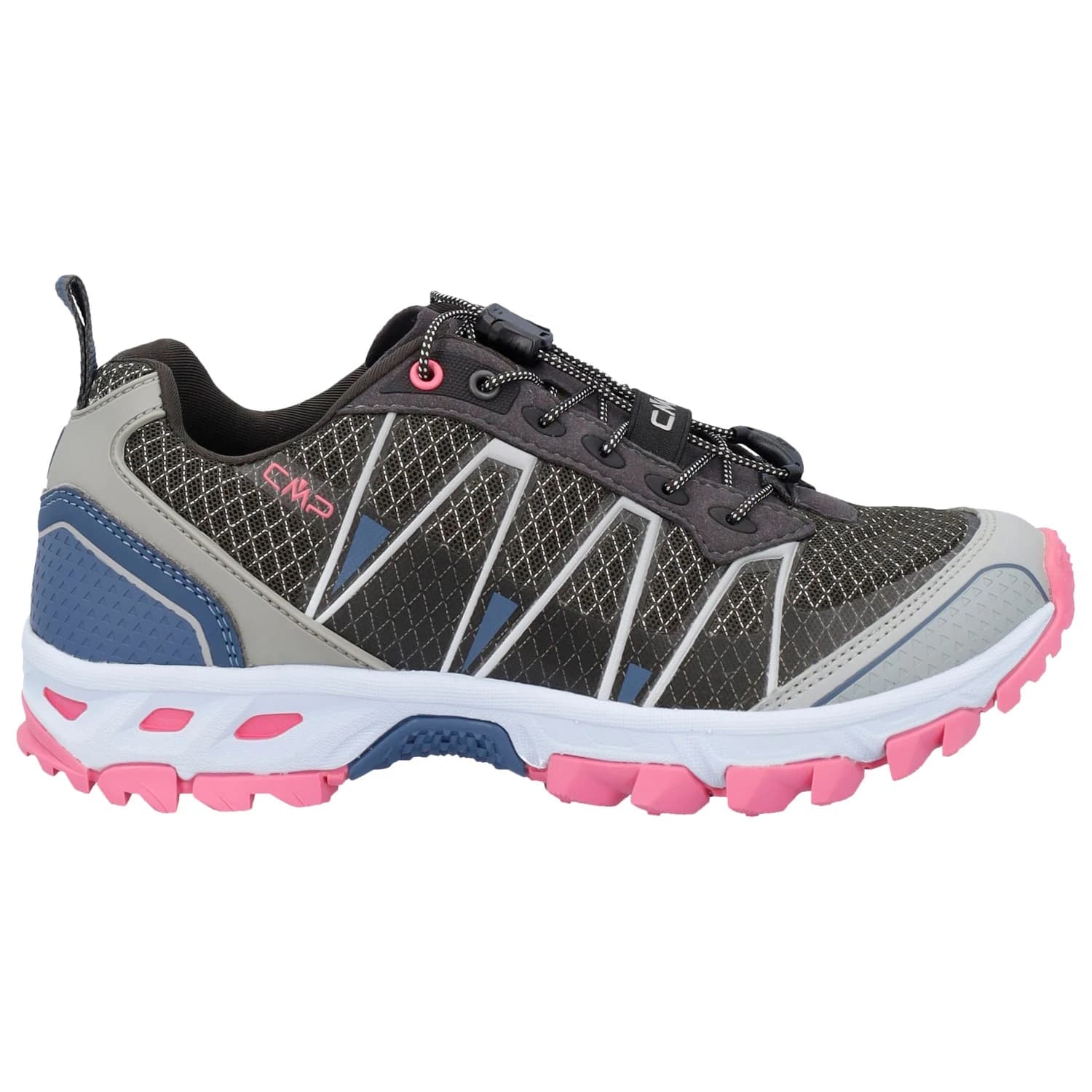 Дамски мултиспорт обувки CMP Women's Altak Trail Shoes Waterproof Multisport shoes - Piombo / Grigio / Pink Fluo