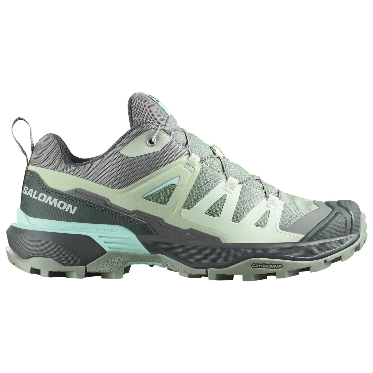 Дамски мултиспорт обувки Salomon Women's X Ultra 360 Multisport shoes - Green Milieu / Urban Chic / Clearly Aqua