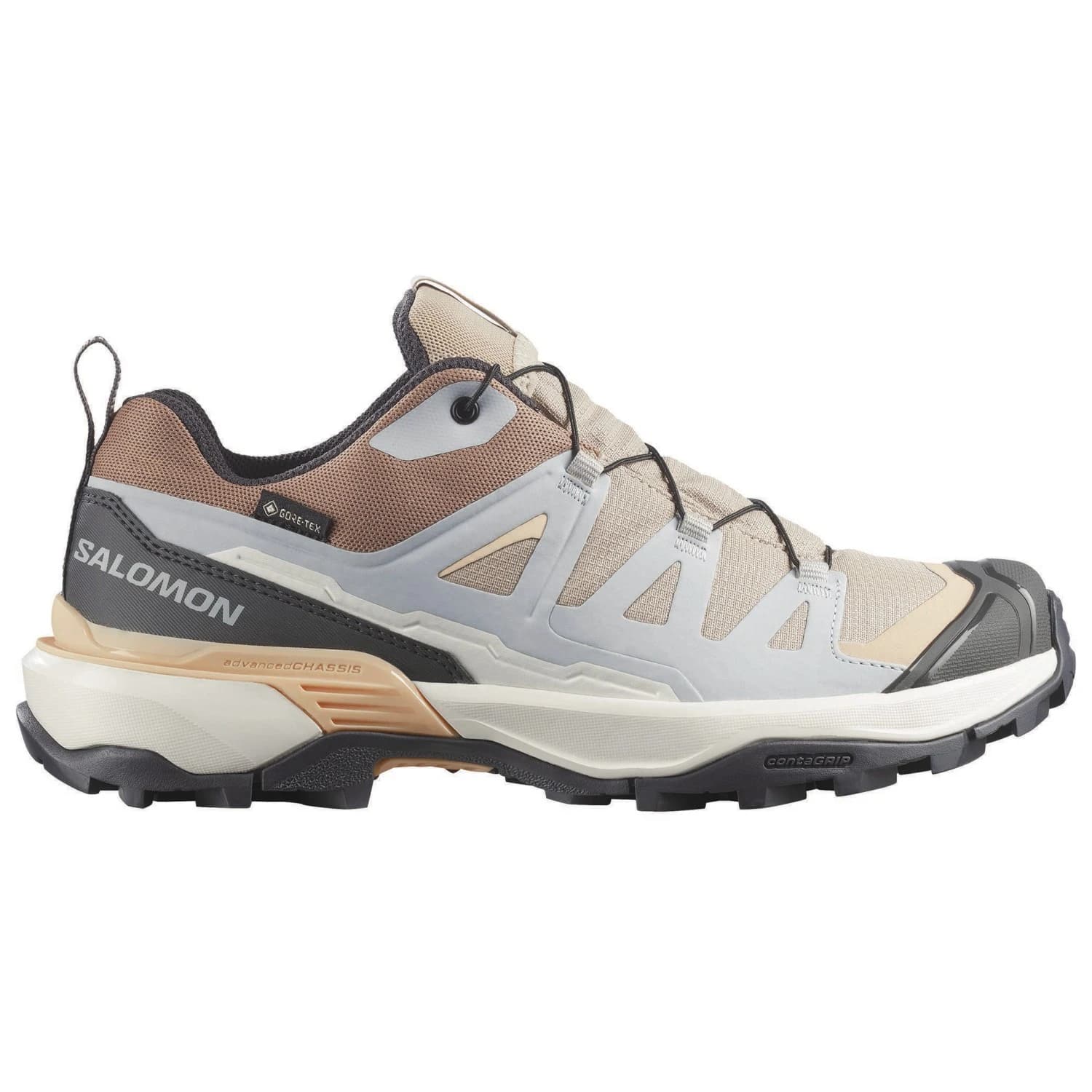 Дамски мултиспорт обувки Salomon Women's X Ultra 360 GTX Multisport shoes - Oxford Tan / Pearl Blue / Almond Cream