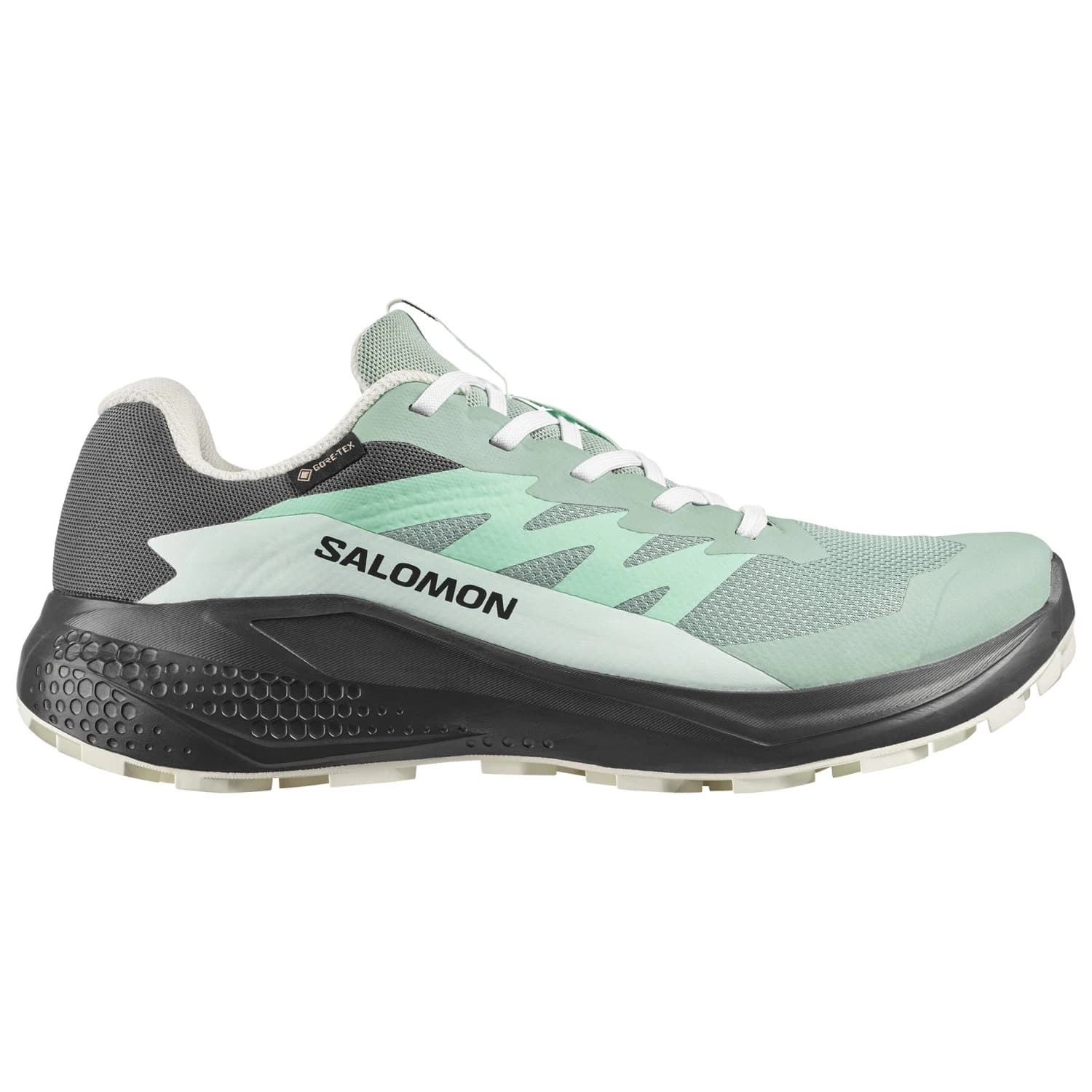 Мултиспорт обувки Salomon Women's Alphaglide GORE-TEX Trail running shoes - Green Milieu / Asphalt / Clearly Aqua