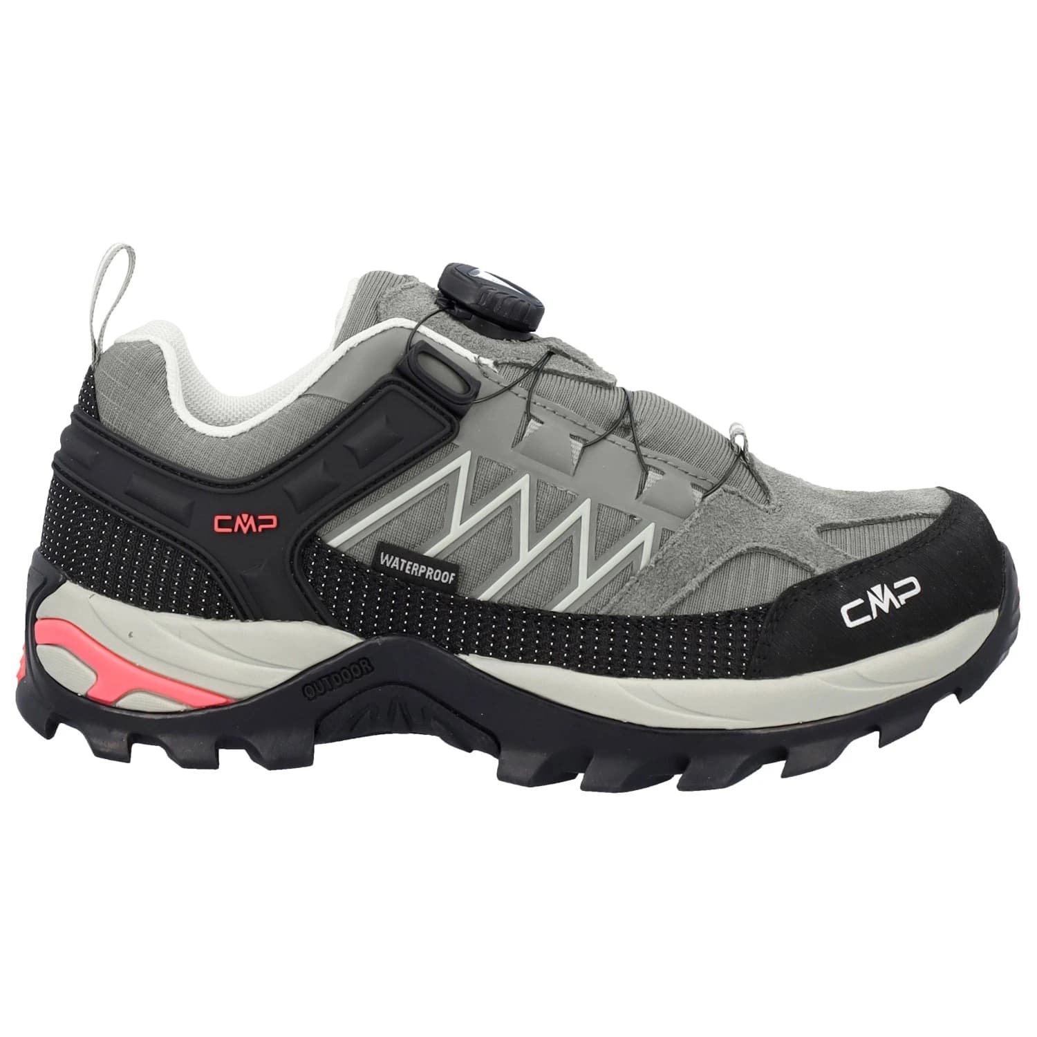 Дамски мултиспорт обувки CMP Women's Rigel Low Fitgo Trekking Shoes WP Multisport shoes - Avocado / Pistacchio / Coral