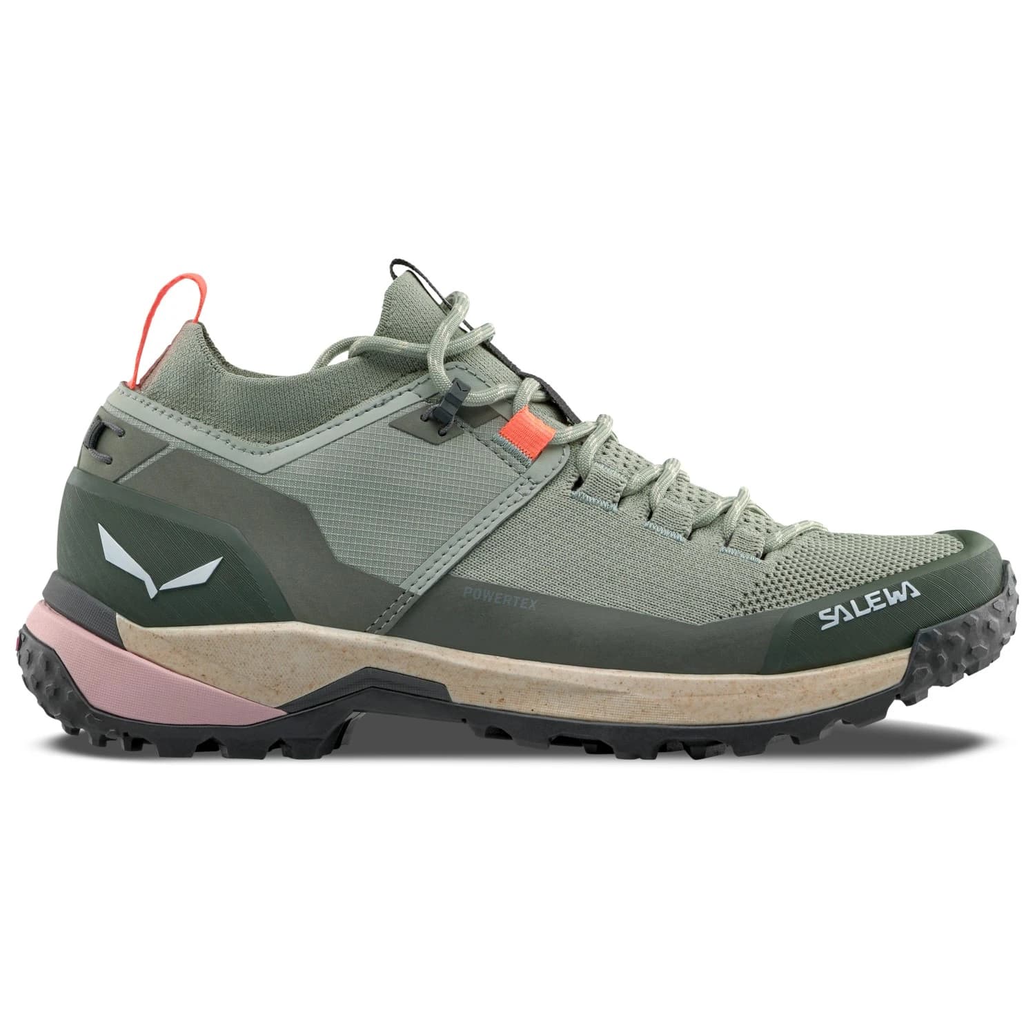 Дамски мултиспорт обувки Salewa Women's Puez 2 Knit PTX Multisport shoes - Shadow / Dark Olive