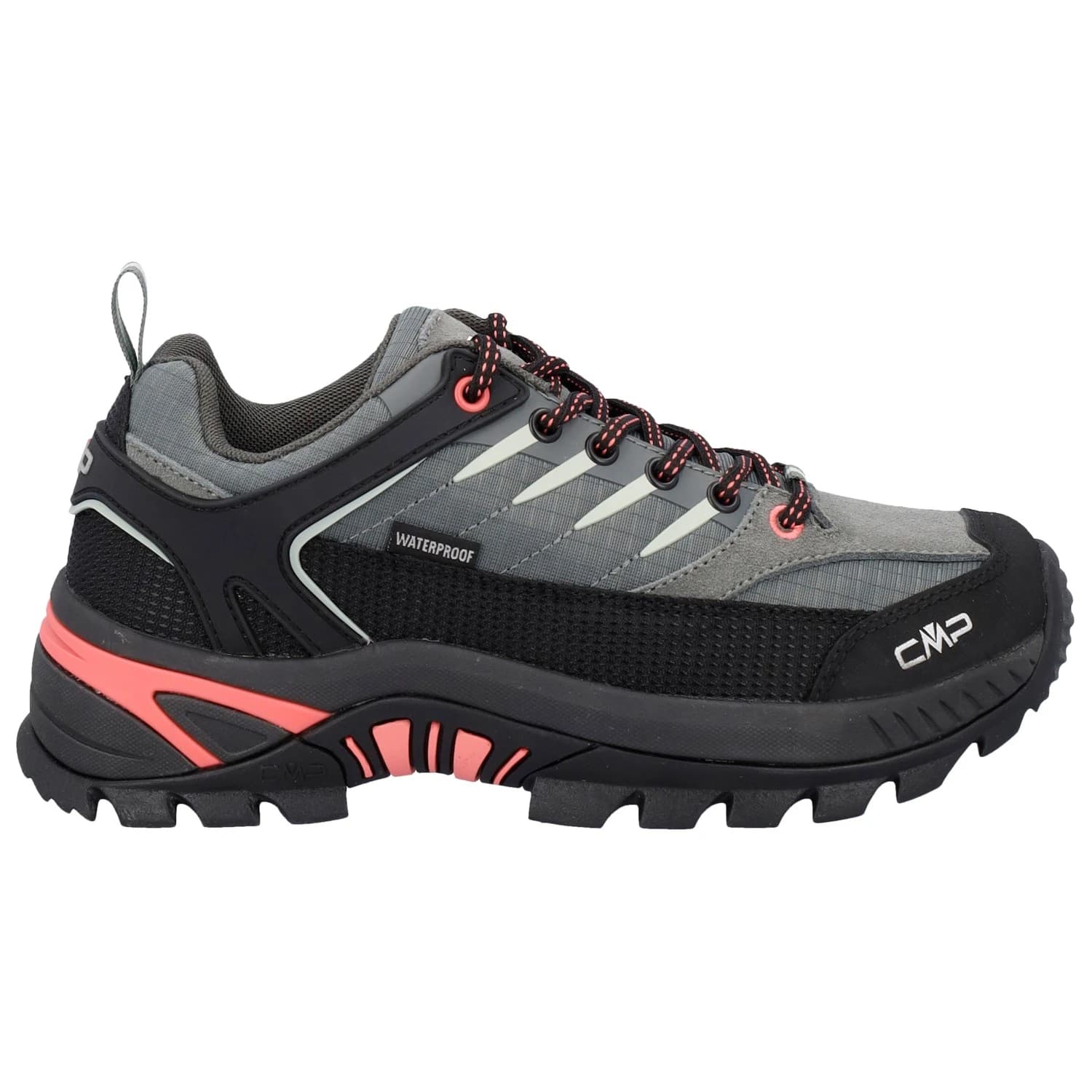 Дамски мултиспорт обувки Cmp Women's Rigel 2.0 Low Trekking Shoes WP Multisport shoes - Avocado / Coral