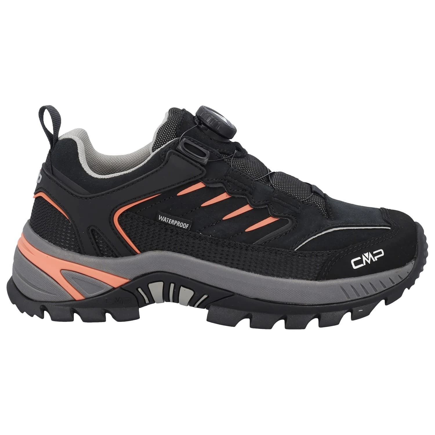 Дамски мултиспорт обувки CMP Women's Rigel 2.0 Low Fitgo WP Trekking Shoes Multisport shoes - Deep Piombo / Marigold