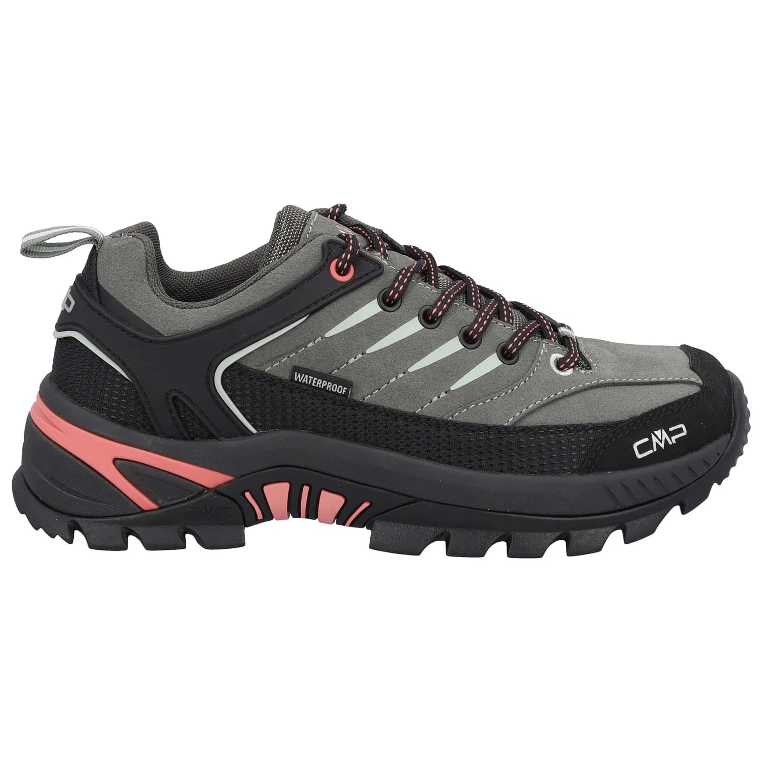 Дамски мултиспорт обувки CMP Women's Rigel 2.0 Low WP Trekking Shoes Multisport shoes - Avocado / Coral