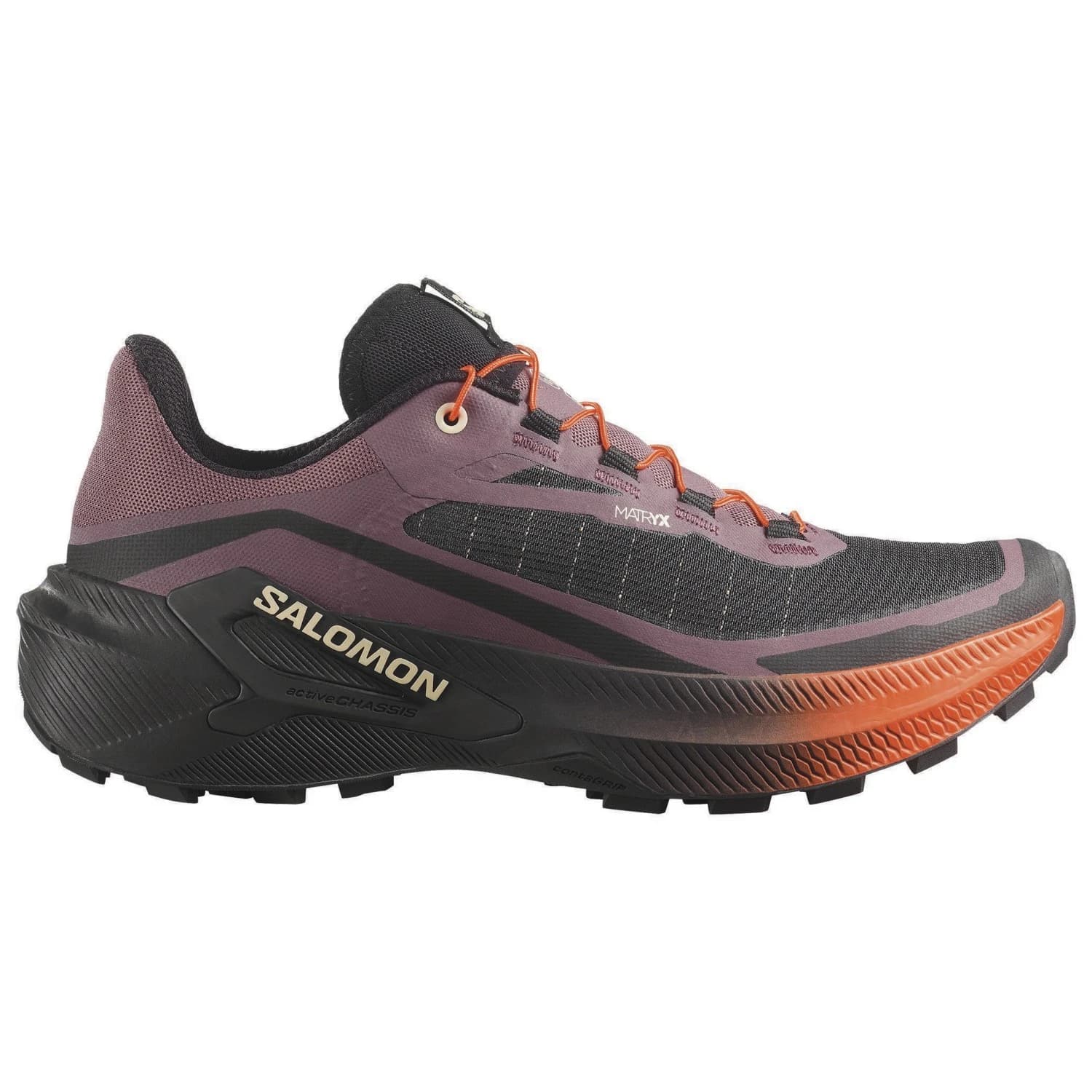 Дамски маратонки Salomon Women's Genesis 2 Trail running shoes - Huckleberry / Black / Red Orange
