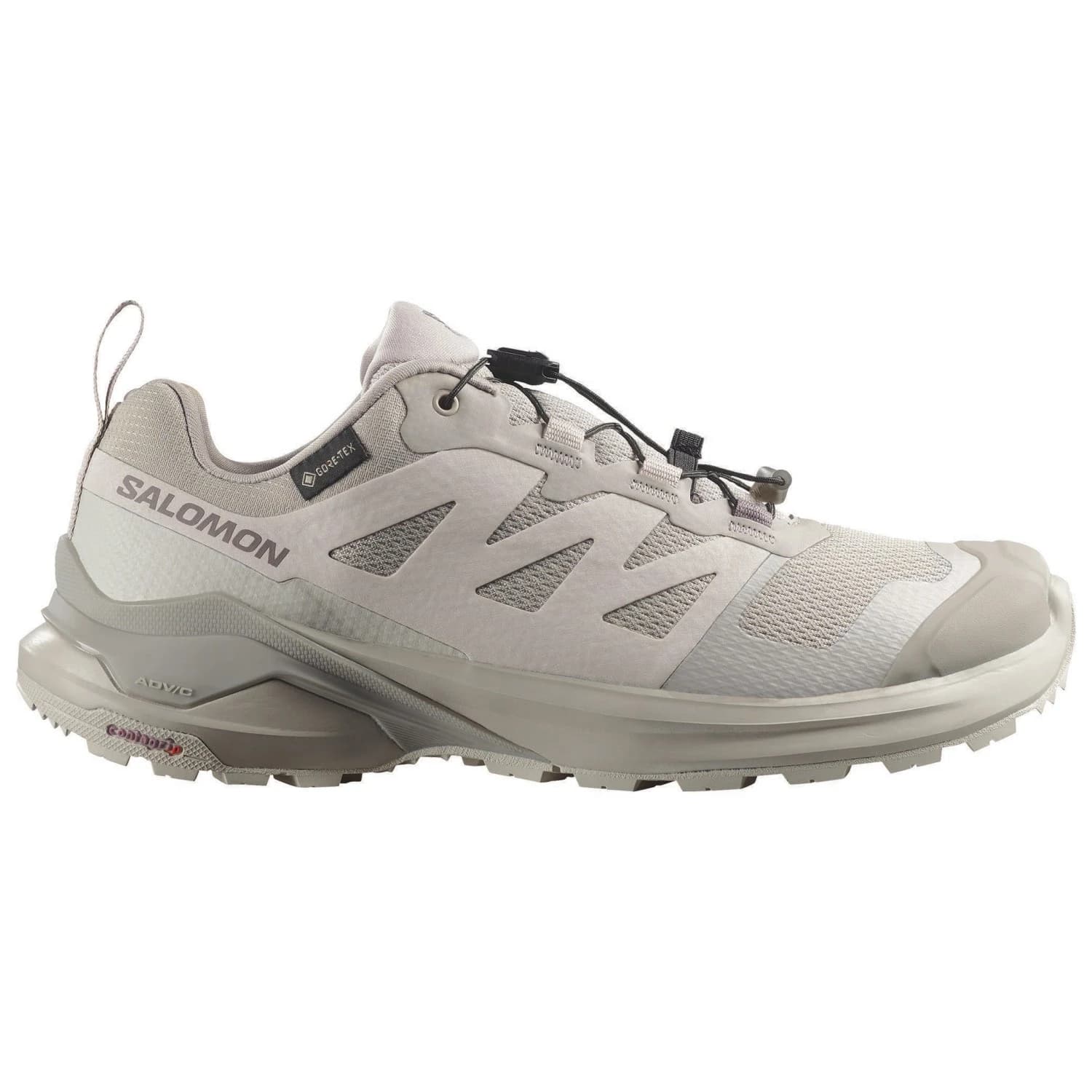 Дамски мултиспорт обувки Salomon Women's X-Adventure GORE-TEX Multisport shoes - Paloma / Silver Cloud / Dark Gull Gray