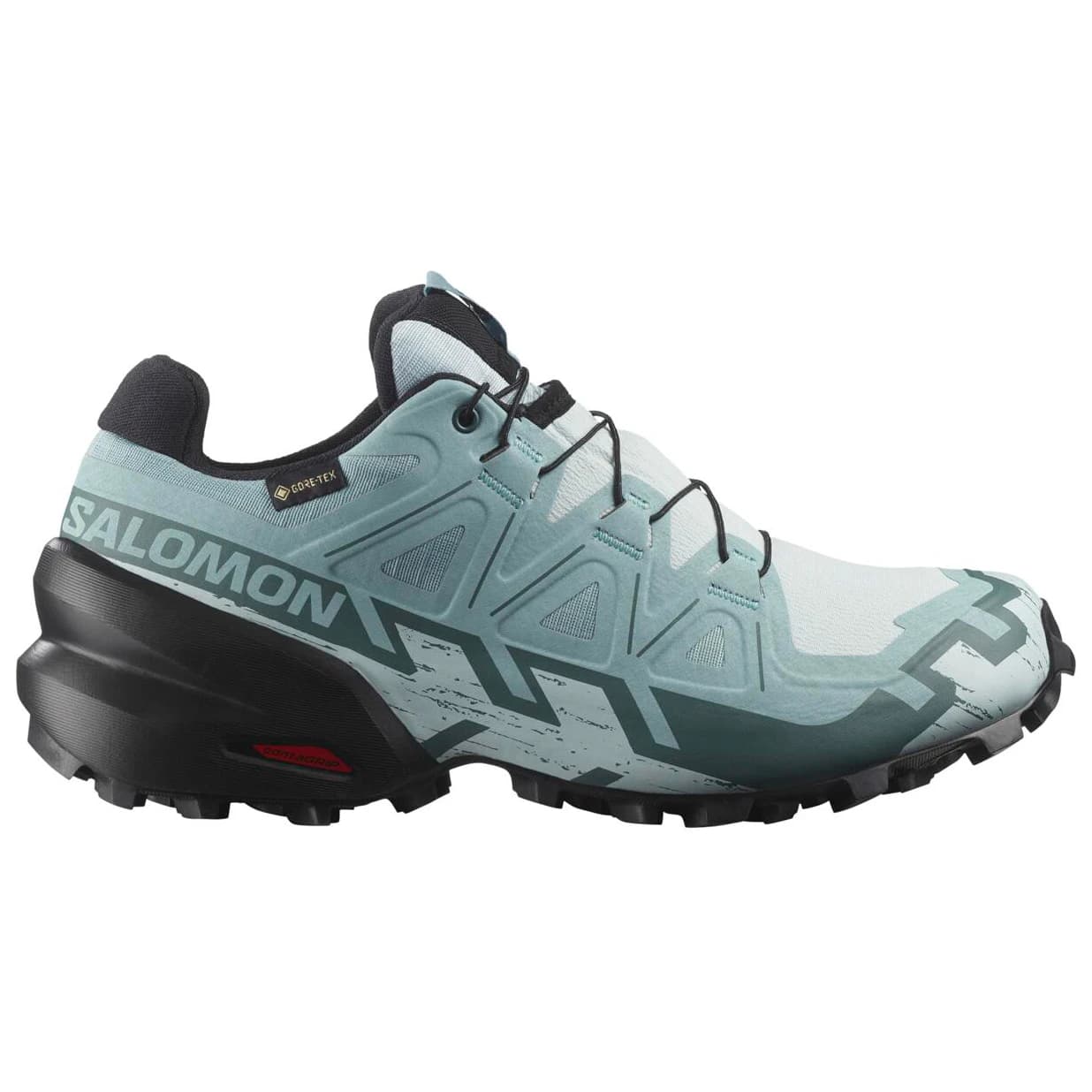 Дамски маратонки Salomon Women's Speedcross 6 Gore-Tex Trail running shoes - Ballad Blue / Black / Tourmaline