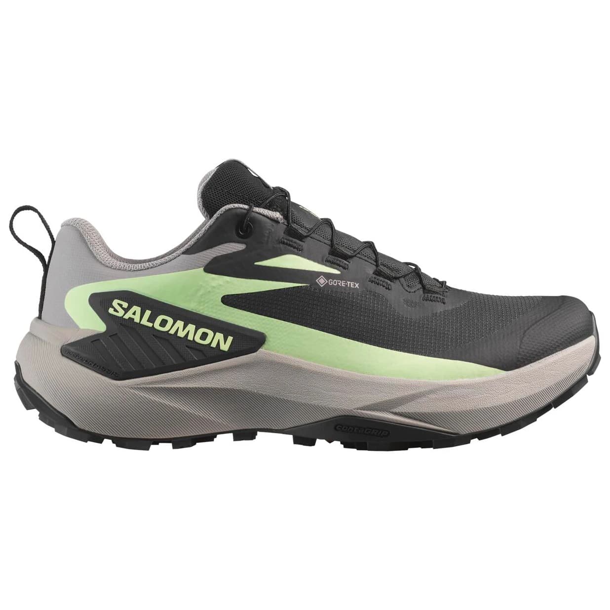 Маратонки Salomon Women's Genesis GORE-TEX Trail running shoes - Black / Gull / Patina Green