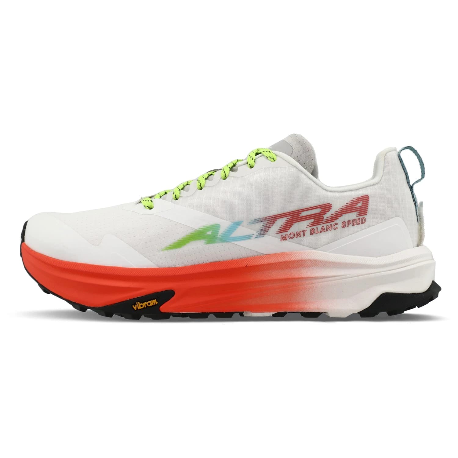 Маратонки Altra Women's Mont Blanc Speed Trail running shoes - White / Fry Coral / Vaporous Blue