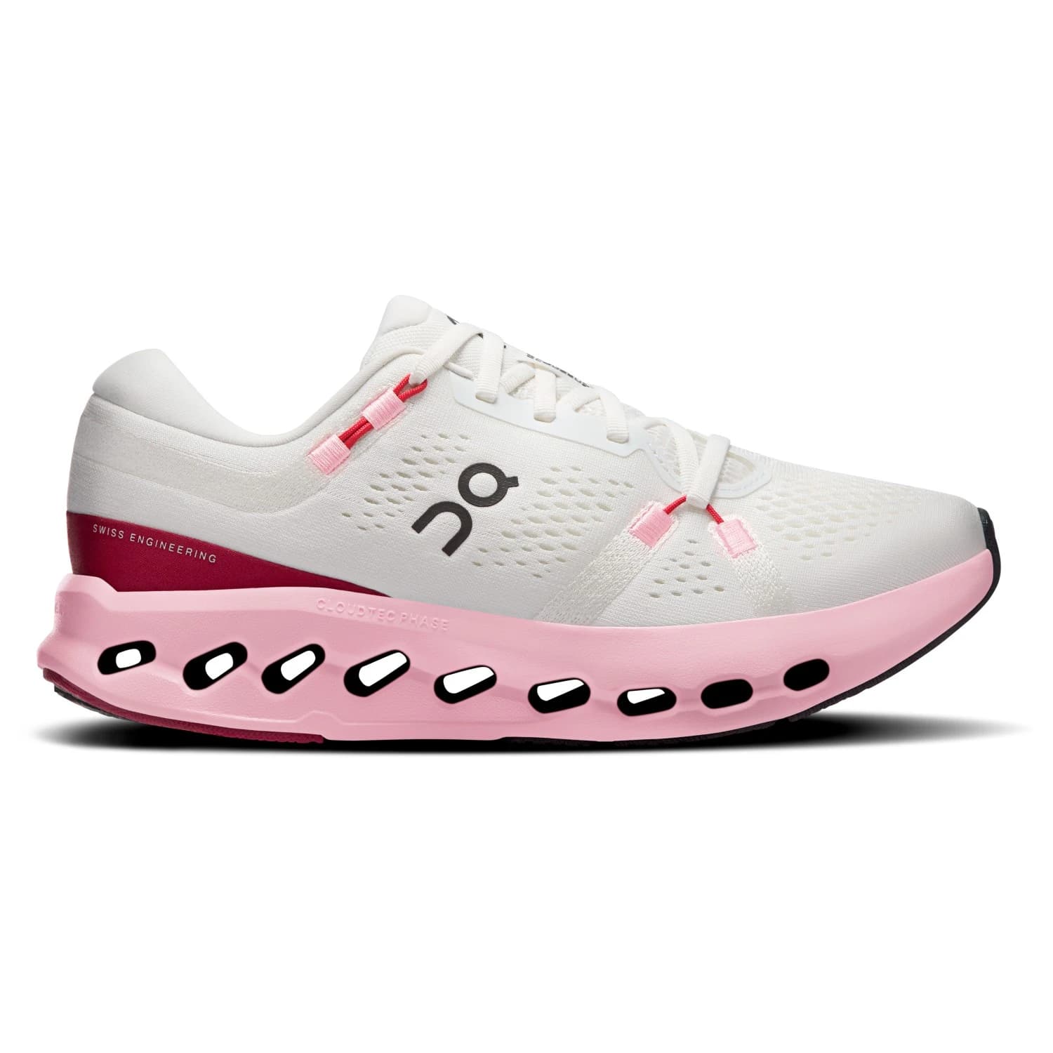Дамски маратонки On Women's Cloudsurfer 2 Running shoes - Ivory / Peony