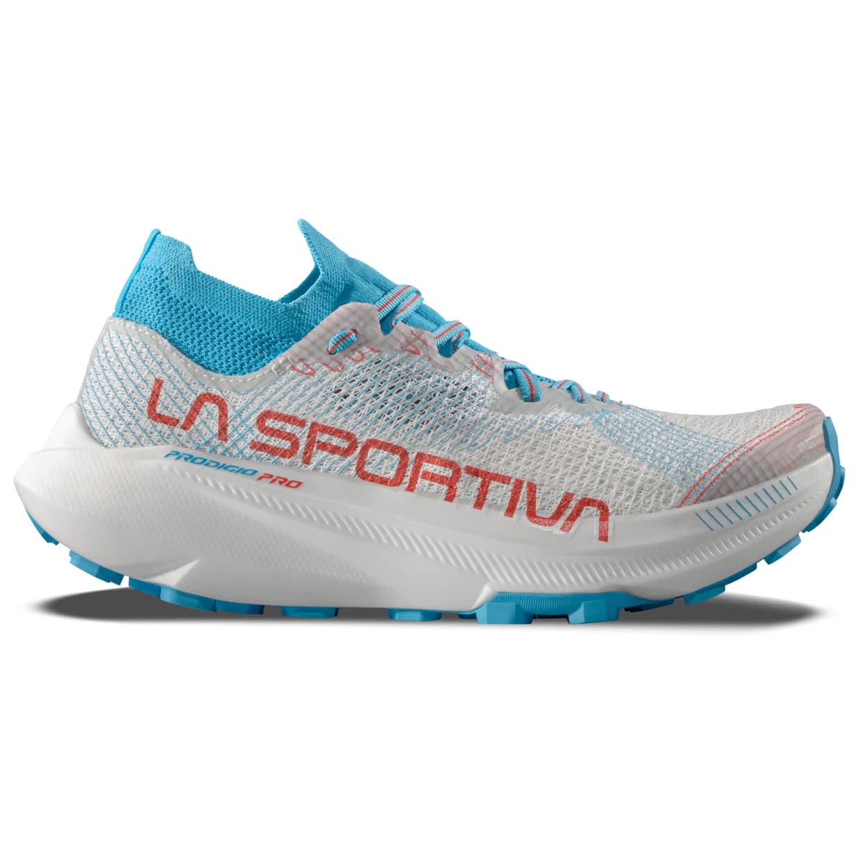 Дамски маратонки La sportiva Women's Prodigio Pro Trail running shoes - White / Malibu Blue