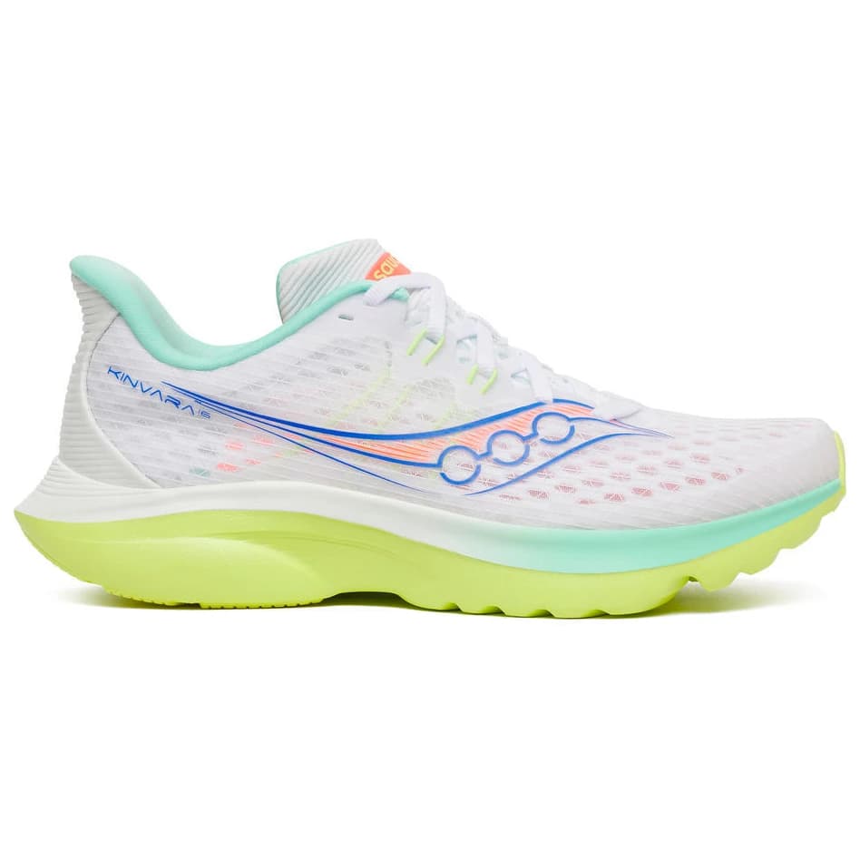 Дамски маратонки Saucony Women's Kinvara 16 Running shoes - White / Tart