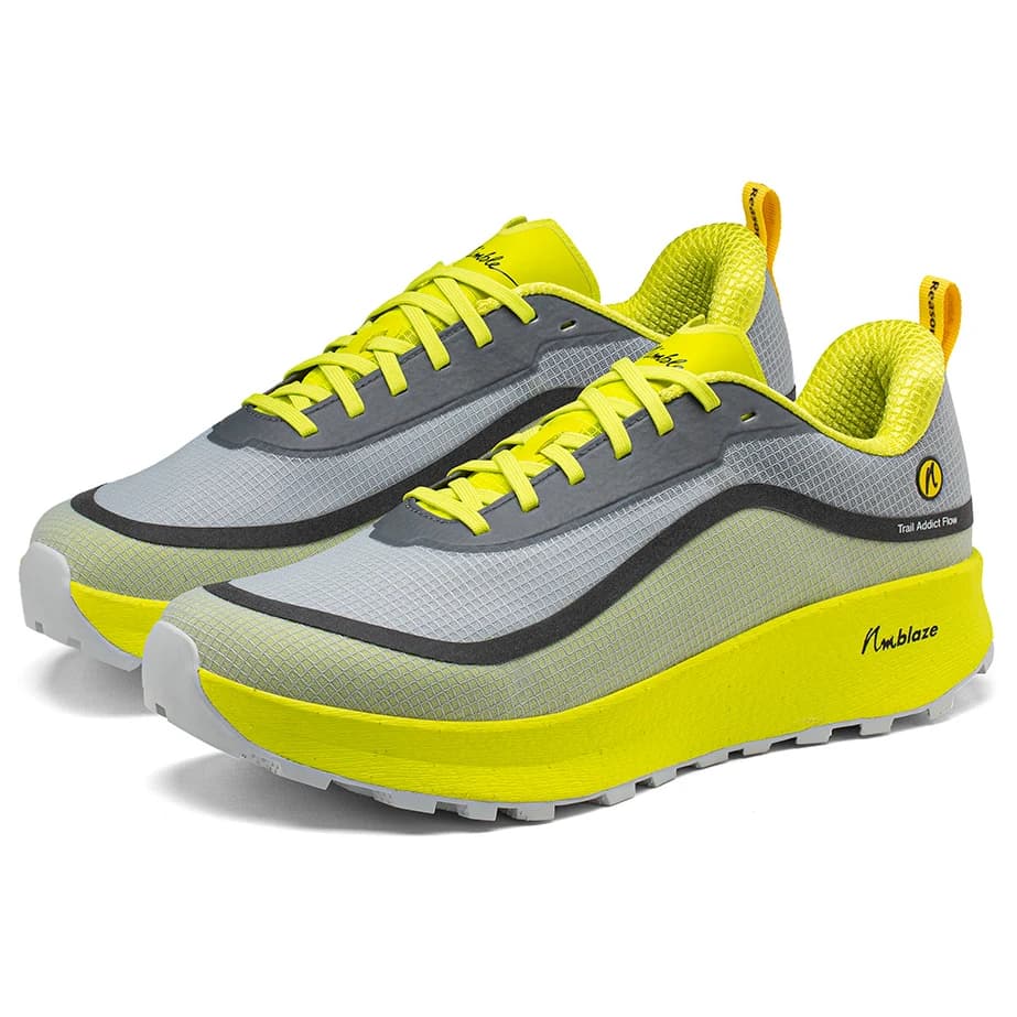 Дамски маратонки Joe Nimble Women's Trail Addict Flow Trail running shoes - Yellow / Grey