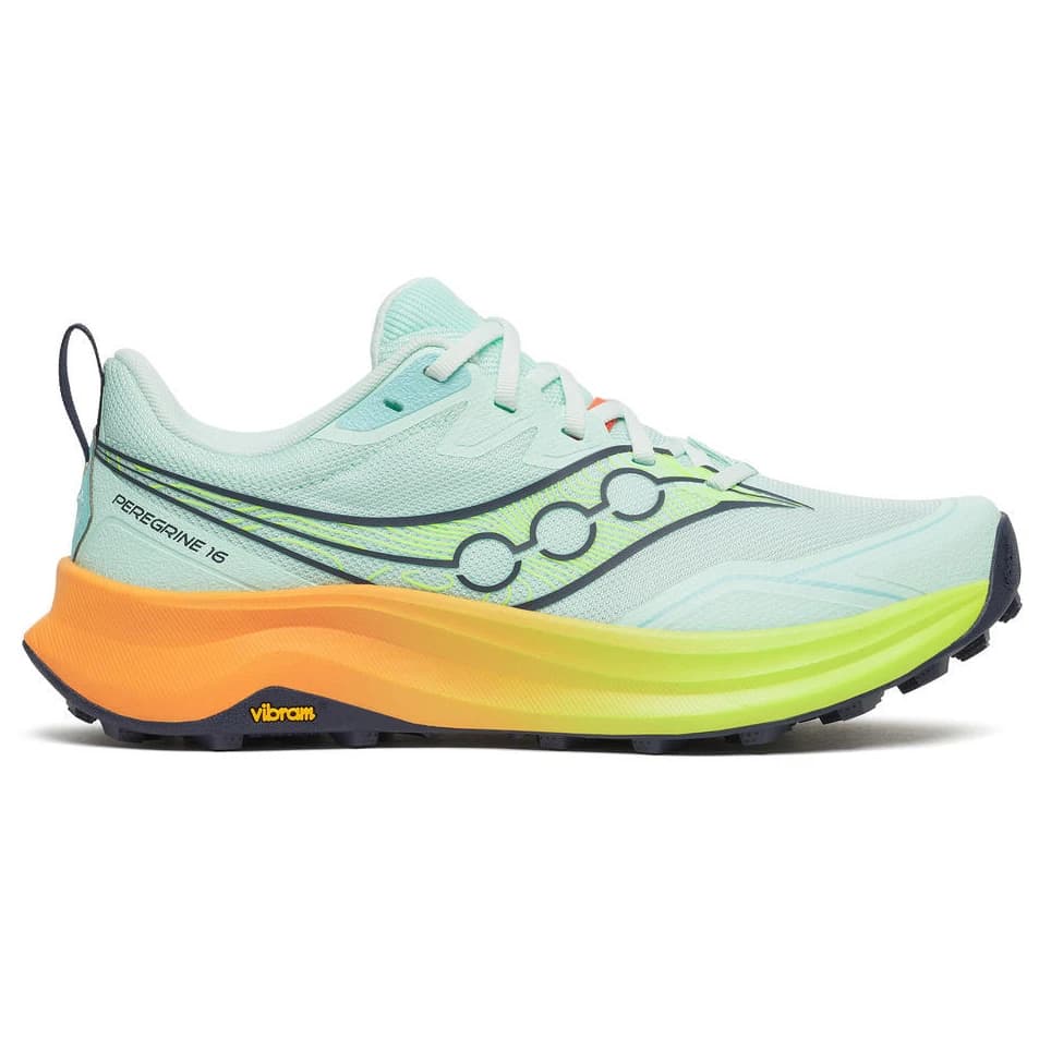 Маратонки Saucony Women's Peregrine 16 Trail running shoes - Aqua / Citron