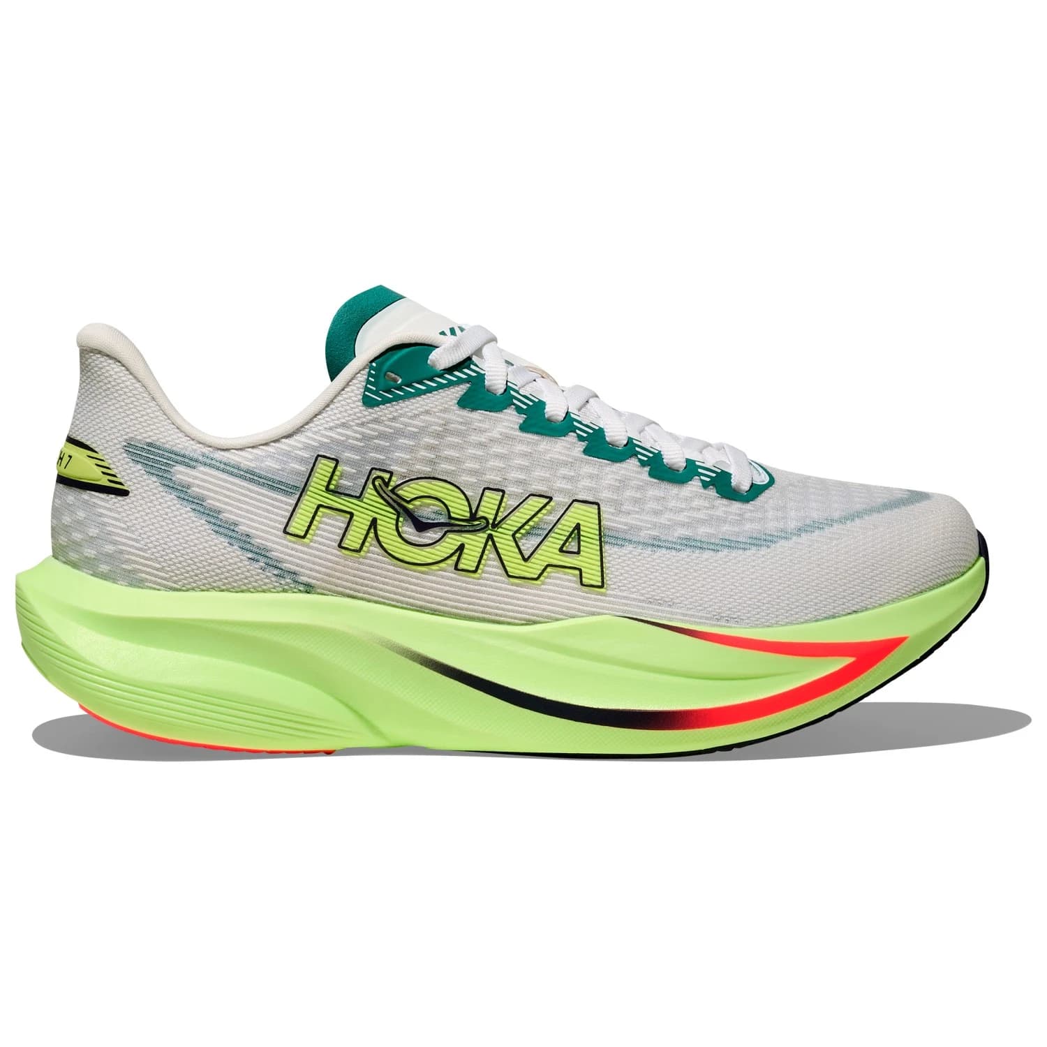 Дамски маратонки HOKA Women's Mach 7 Running shoes - Frost / Neon Yuzu