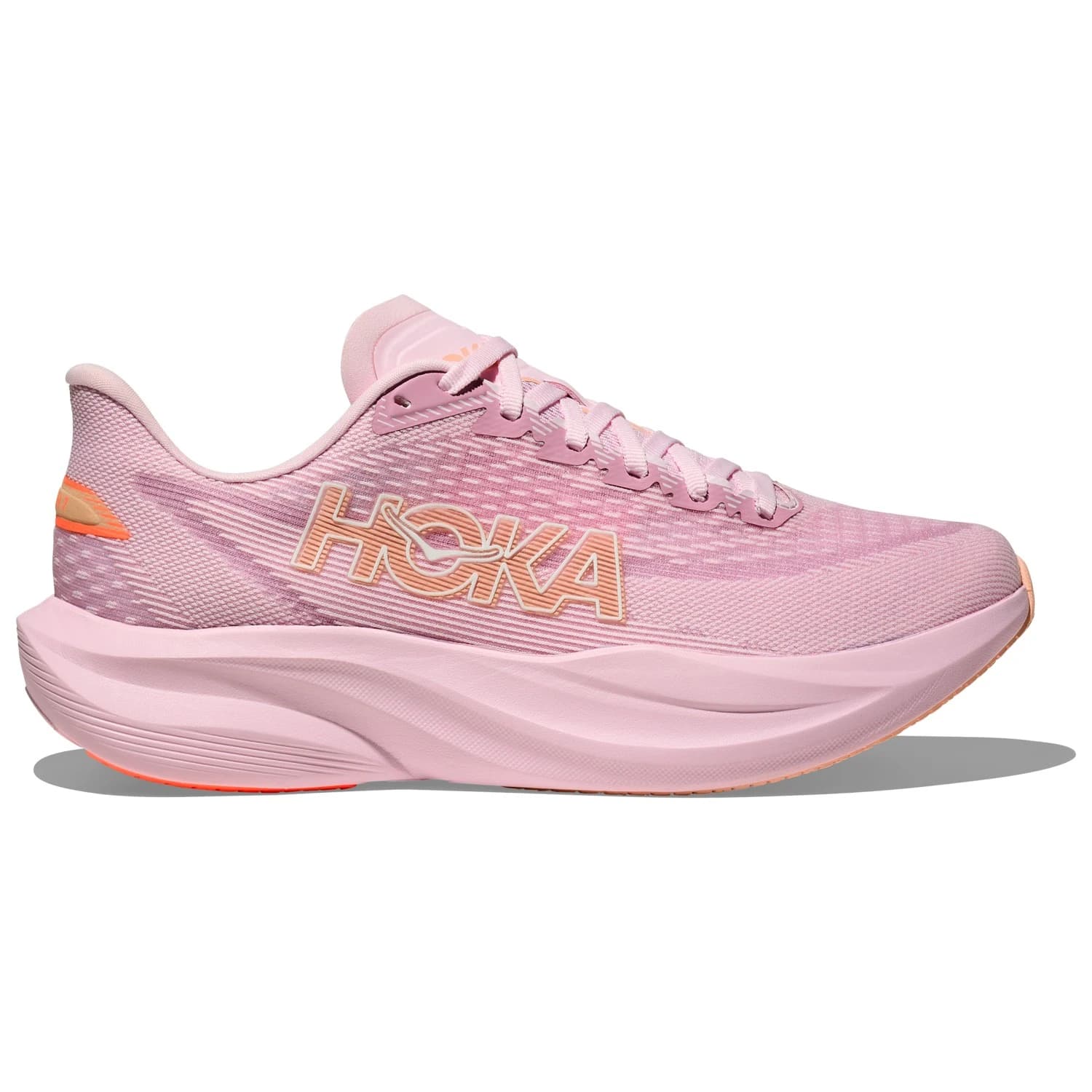 Дамски маратонки Hoka Women's Mach 7 Running shoes - Lilac Cream / Tangerine Glow