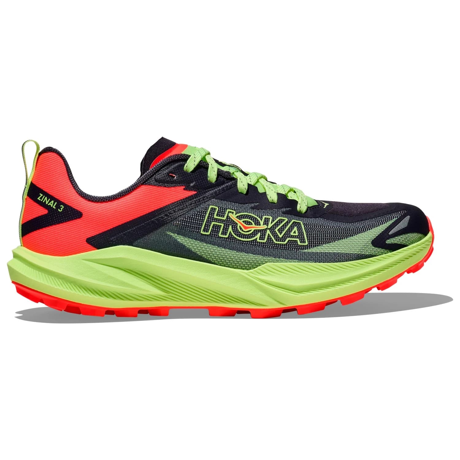 Дамски маратонки HOKA Women's Zinal 3 Trail running shoes - Squid Ink / Neon Yuzu
