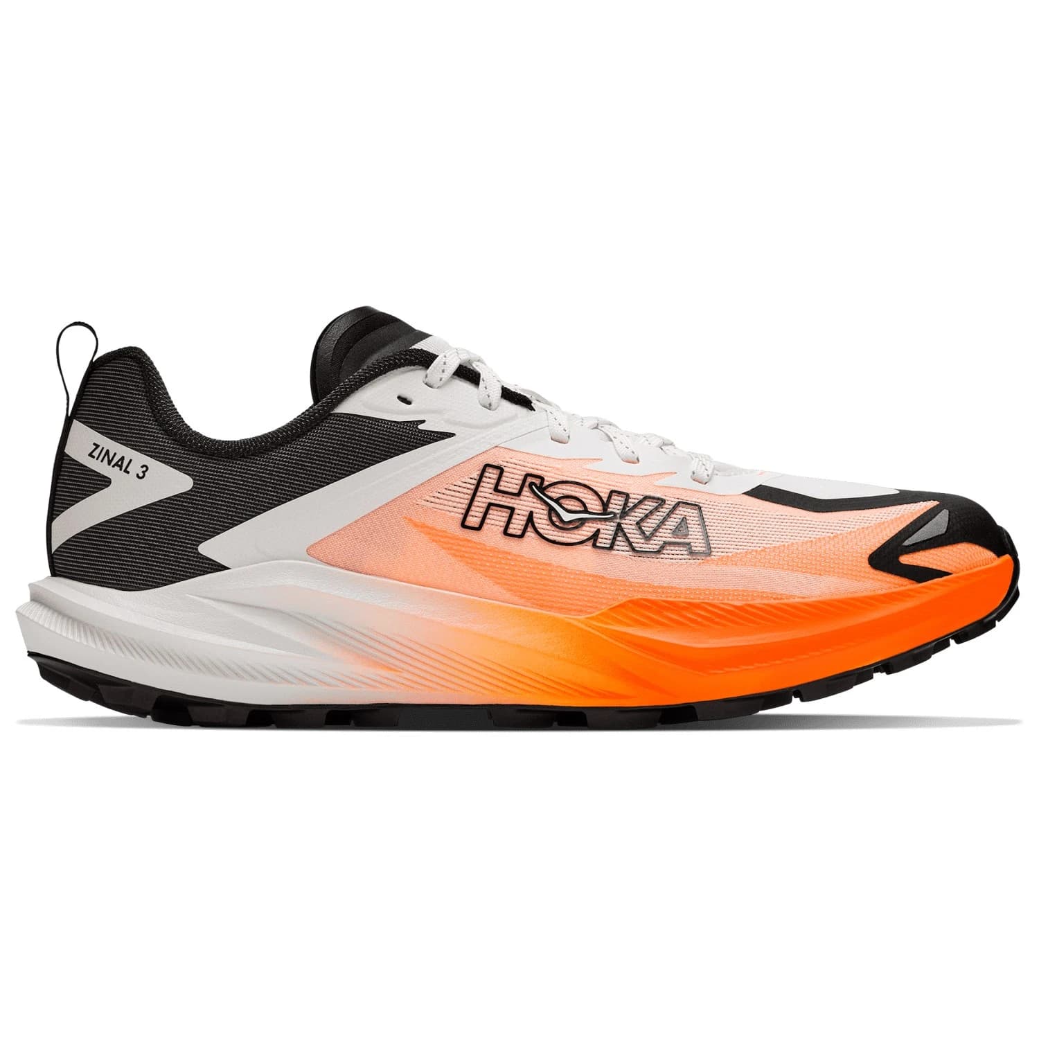 Дамски маратонки HOKA Women's Zinal 3 Trail running shoes - Frost / Neon Tangerine