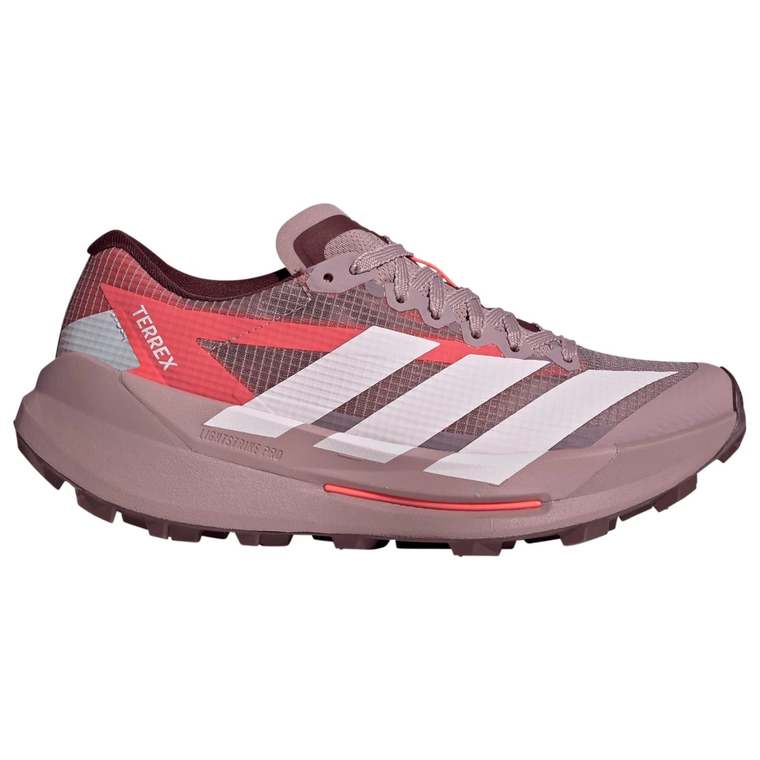 Дамски маратонки adidas Terrex Women's Agravic TT Trail running shoes - Magic Mauve / Distilled Pink / Solar Turbo