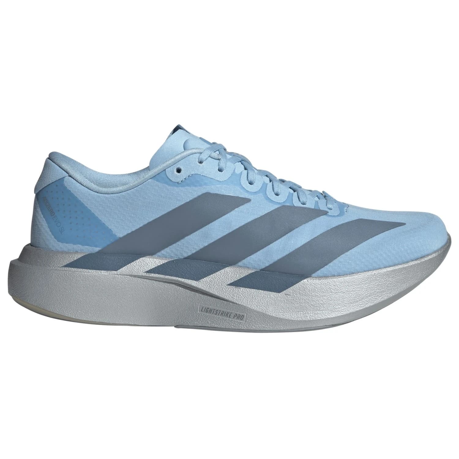 Дамски маратонки adidas Women's Adizero Evo SL Woven Running shoes - Clear Sky / Grey Two / Silver Metallic