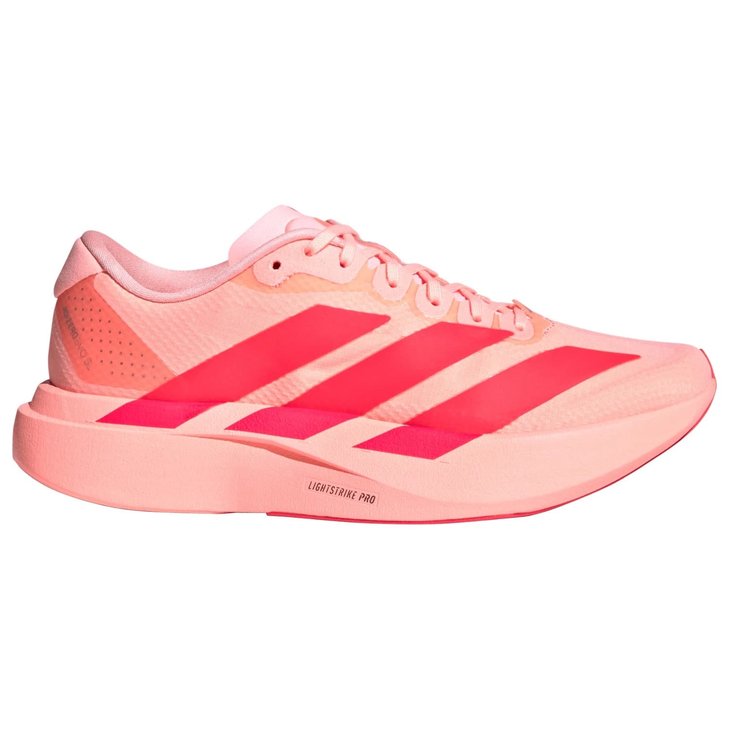 Дамски маратонки adidas Women's Adizero Evo SL Woven Running shoes - Frozen Turbo / Lucid Red / Silver Metallic