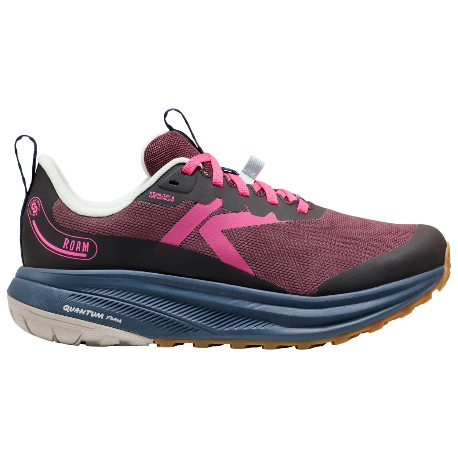 Дамски маратонки Keen Women's Roam WP Trail running shoes - Huckleberry / Ballad Blue
