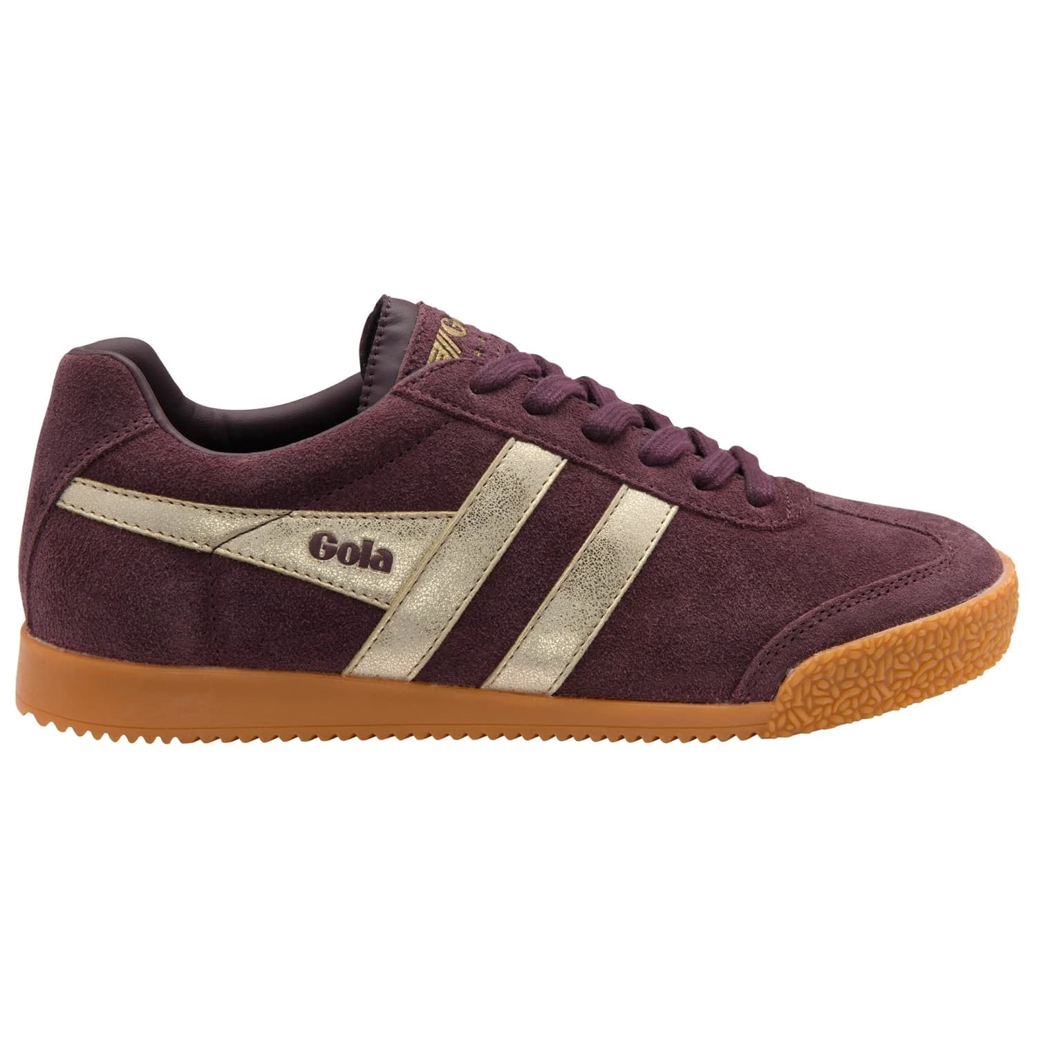 Маратонки Gola Women's Harrier Mirror Sneakers - Cocoa / Gold / Gum
