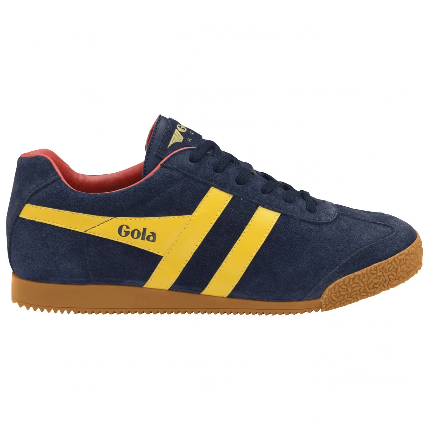 Дамски маратонки Gola Women's Harrier Suede Sneakers - Navy / Sun / Red