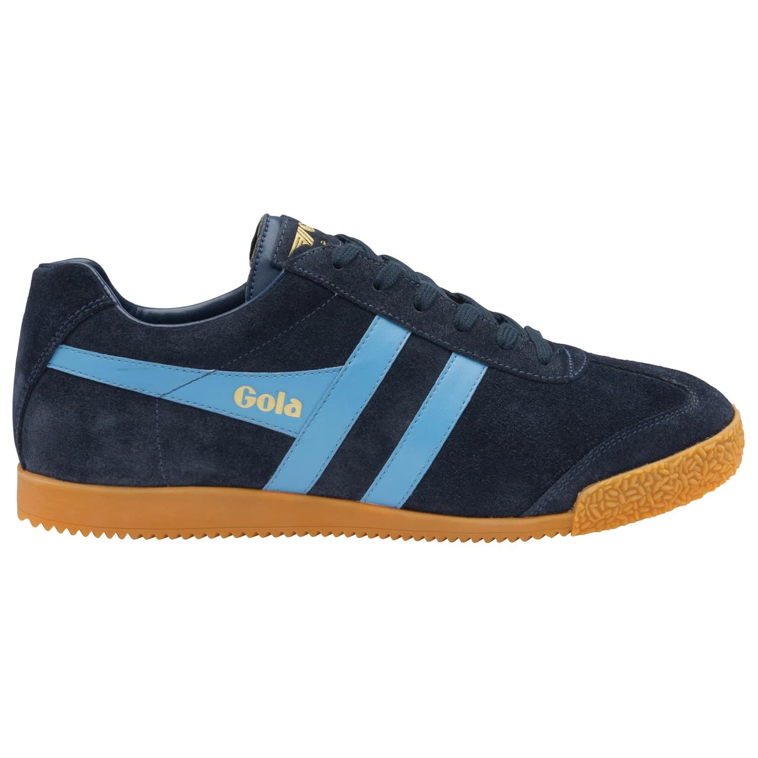 Дамски маратонки Gola Women's Harrier Suede Sneakers - Navy / Cornflower