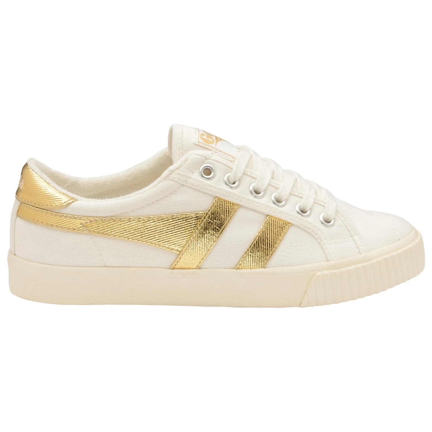 Дамски маратонки Gola Women's Tennis Mark Cox Sneakers - Off White / Gold