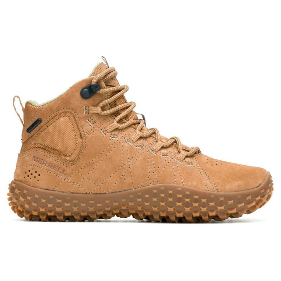 Дамски обувки barefoot Merrell Women's Wrapt Mid Waterproof Sneakers - Tobacco