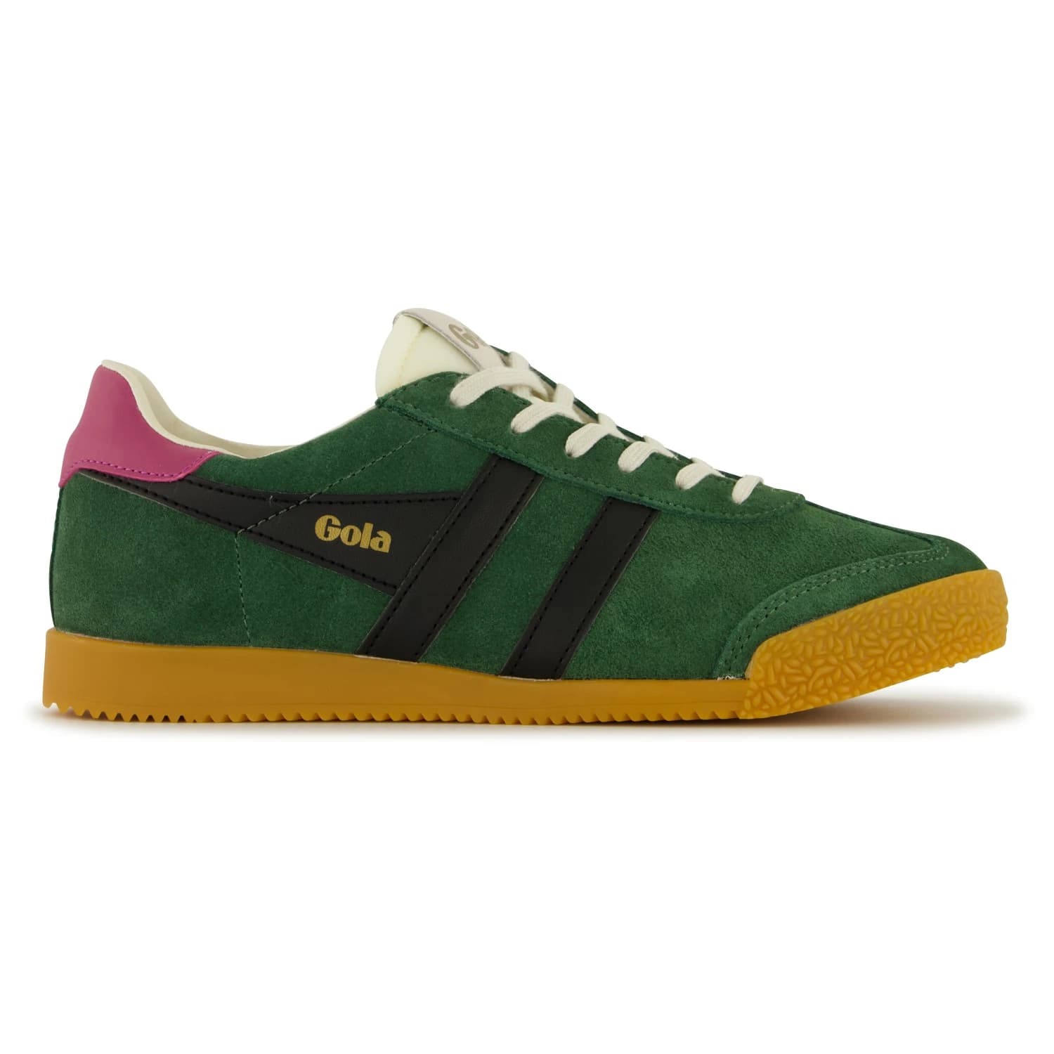 Дамски маратонки Gola Women's Elan Sneakers - Evergreen / Black / Fuchsia