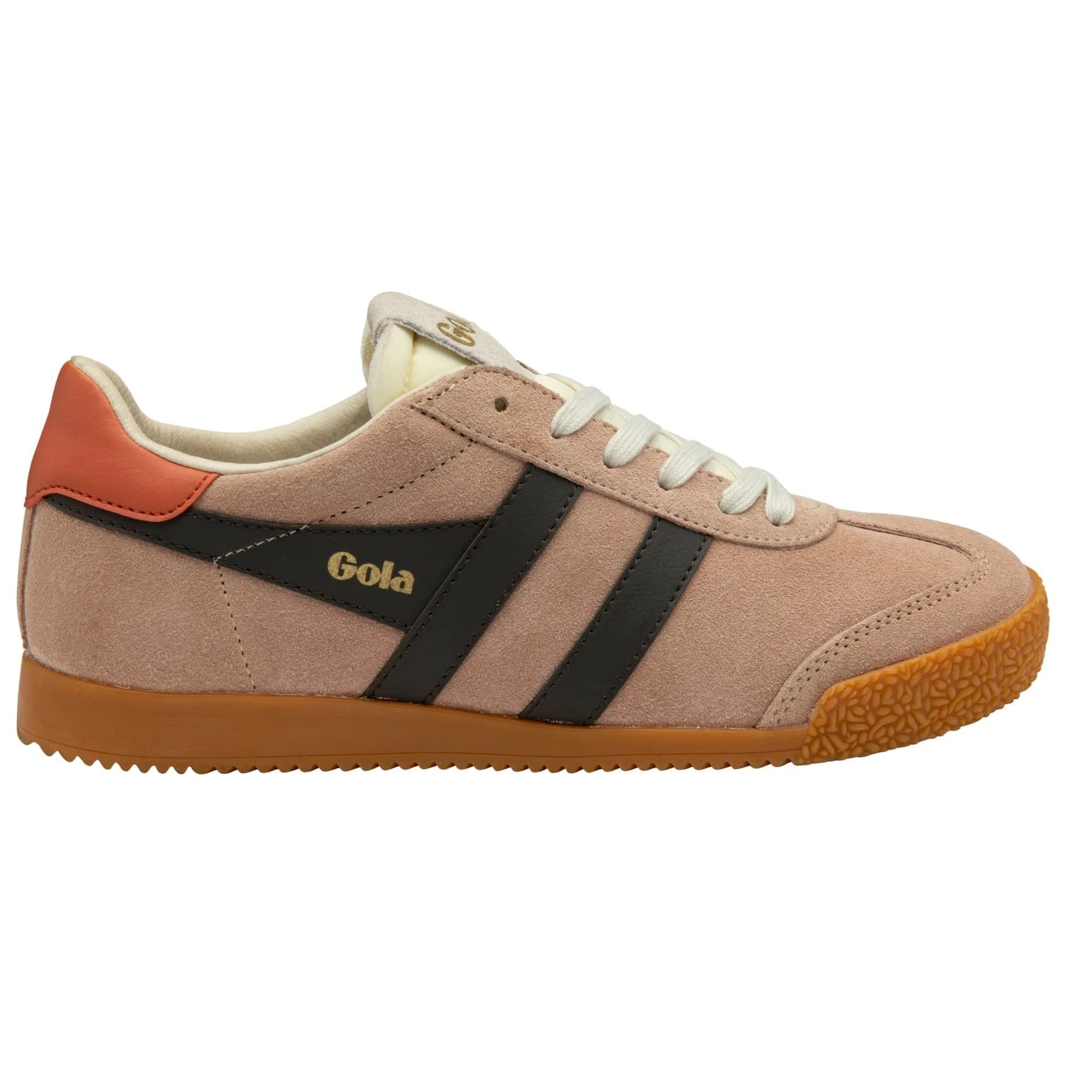 Дамски маратонки Gola Women's Elan Sneakers - Cameo / Mocha / Hot Coral