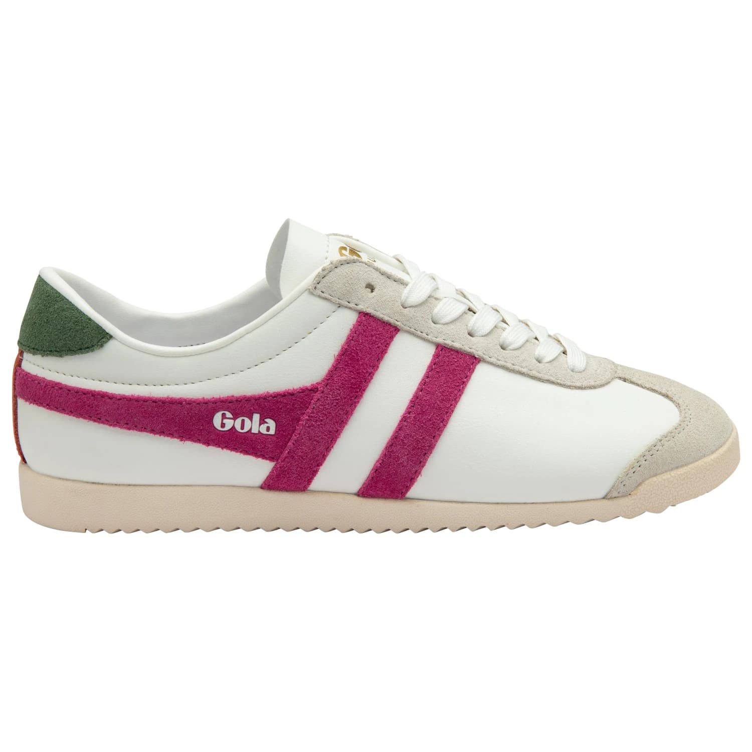 Дамски маратонки Gola Women's Bullet Pure Sneakers - White / Fuchsia / Garden Green