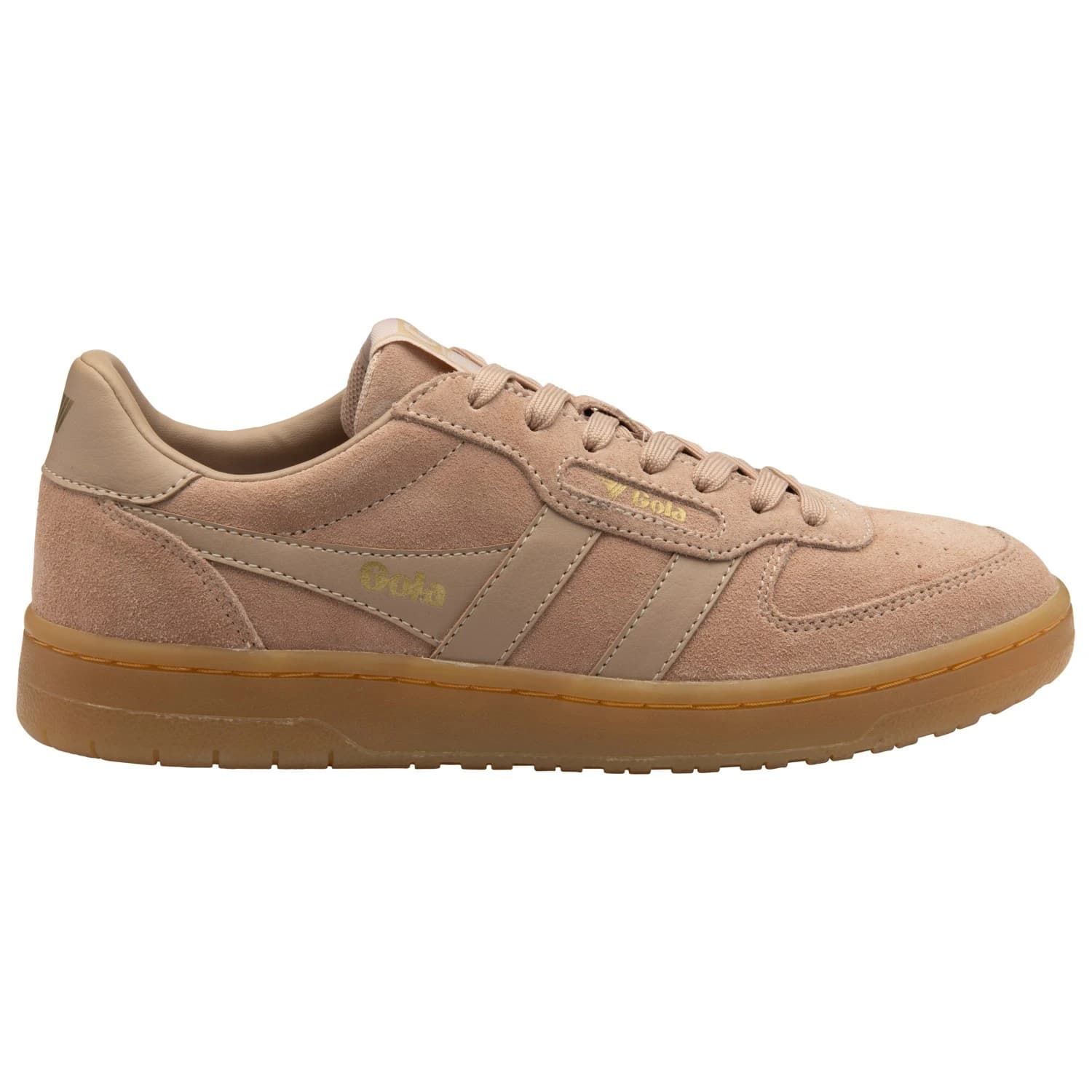 Дамски маратонки Gola Women's Hawk Suede '86 Sneakers - Cameo / Gum