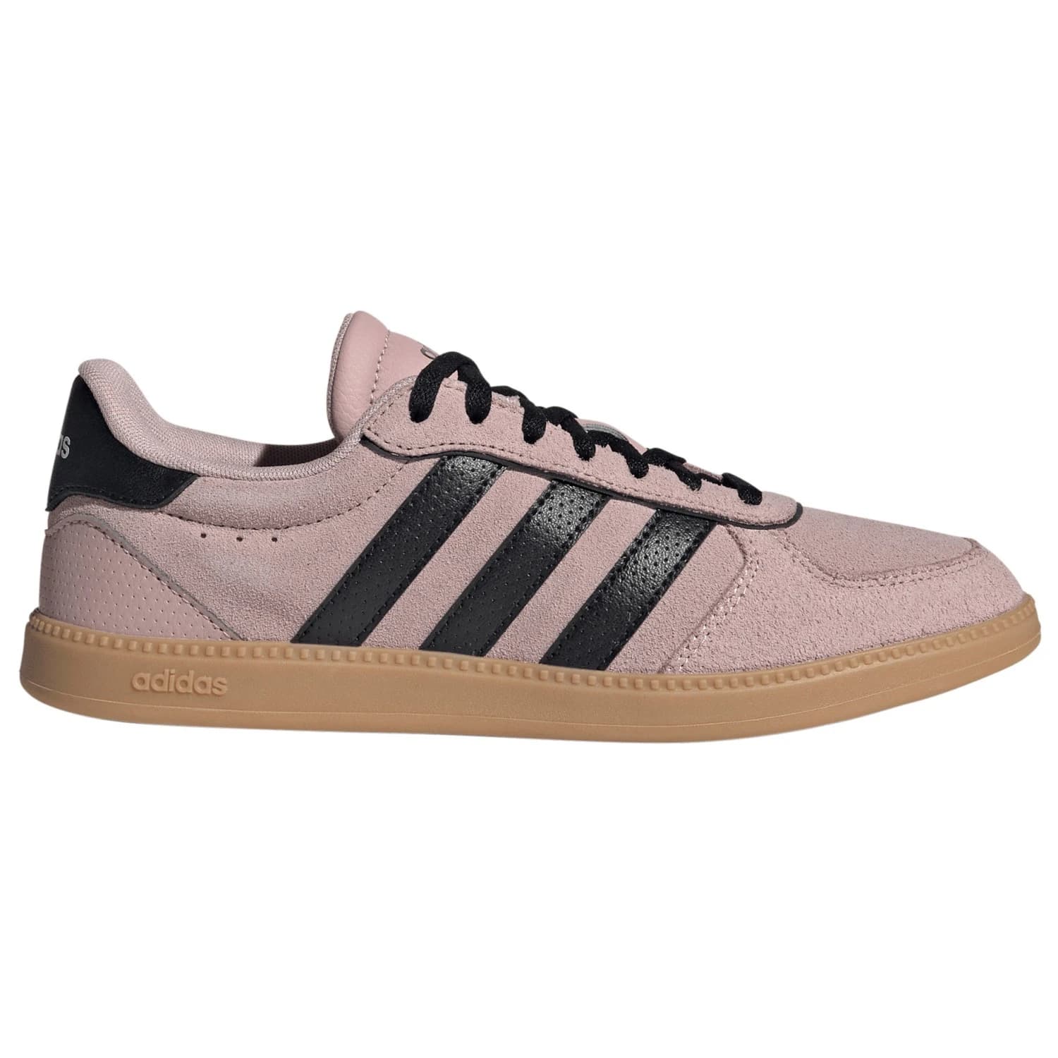 Дамски маратонки adidas Women's Breaknet Sleek Suede Sneakers - Dual Lilac / Core Black / Gum 3