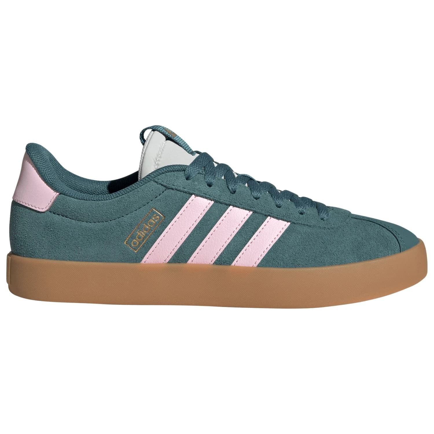 Дамски маратонки adidas Women's VL Court 3.0 Sneakers - Preloved Teal / Clear Pink / Gold Met.